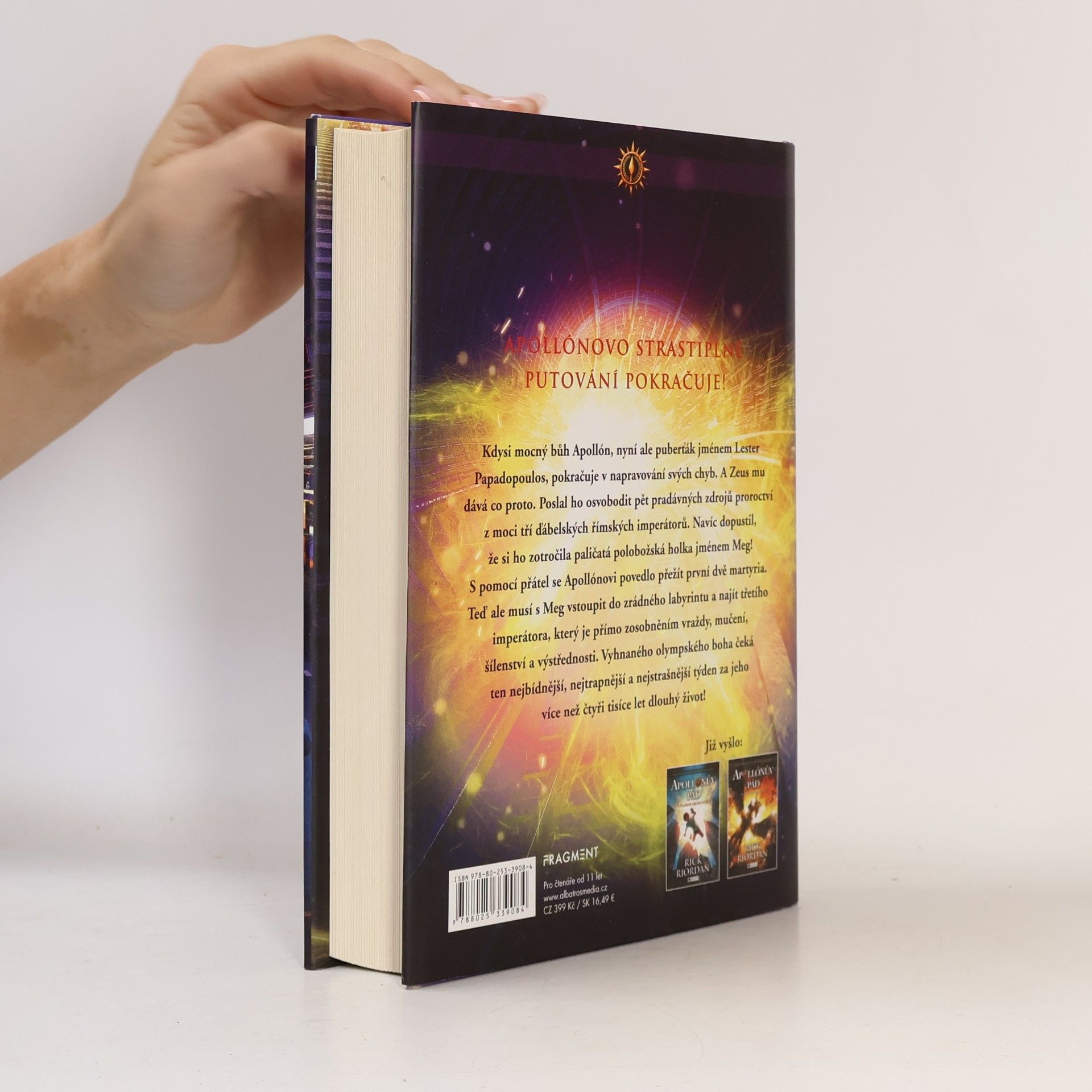 Rick Riordan Apollónův pád. Zrádný labyrint