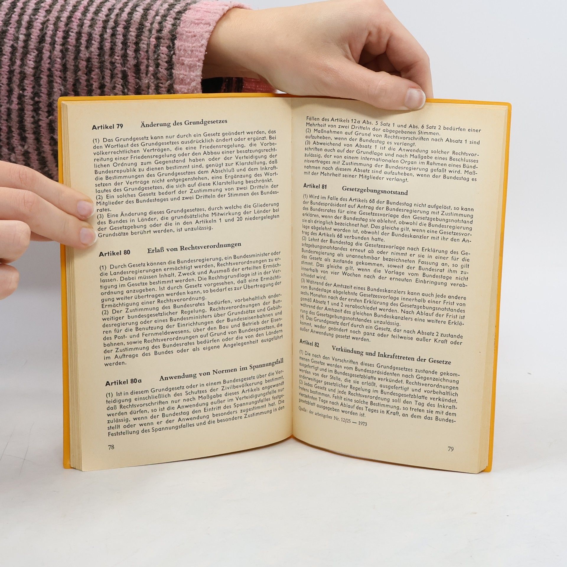 Gerhart Binder Grundwissen Grundgesetz