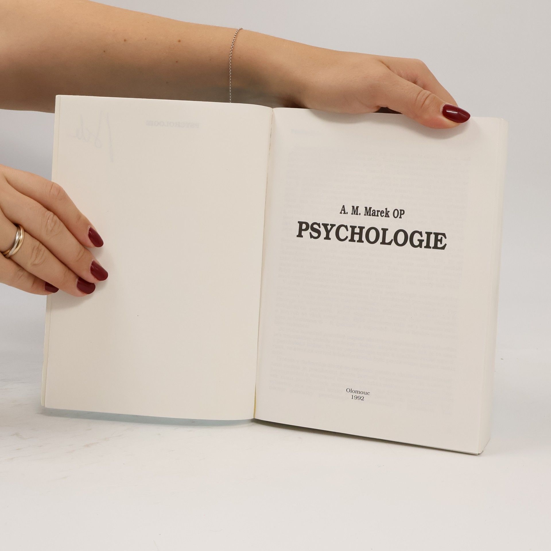 A. M. Marek Psychologie. Poznej sám sebe