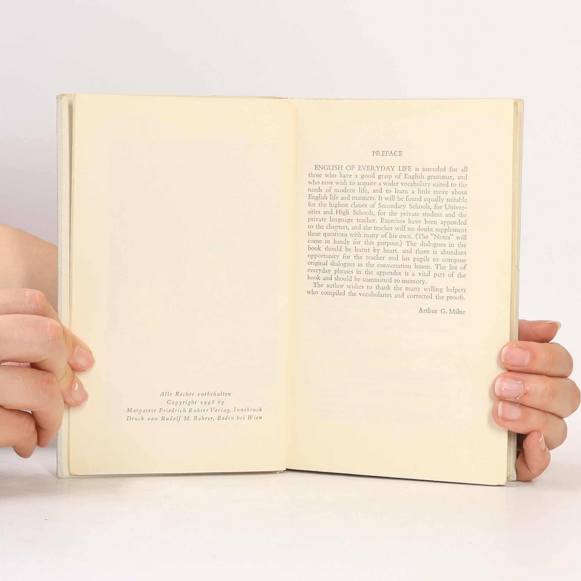 Arthur G. Milne English of Everyday Life