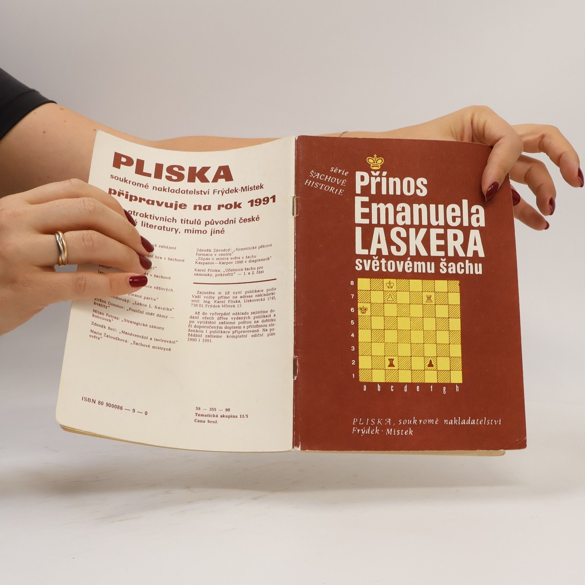 Karel Pliska Přínos Emanuela Laskera světovému šachu
