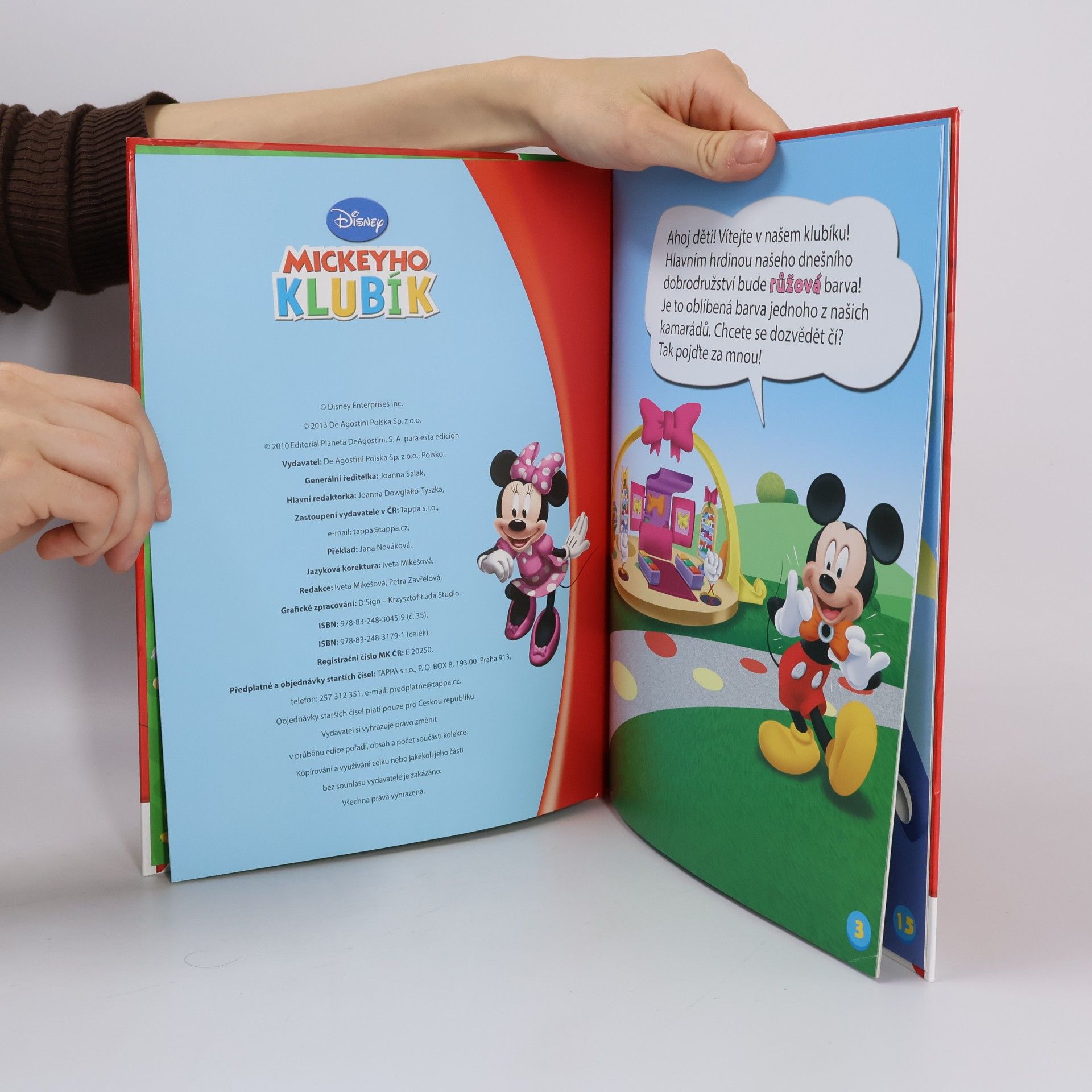 Autorenkollektiv Mickeyho klubík. Hraj si a uč se s Mickey Mousem 35: Růžová!