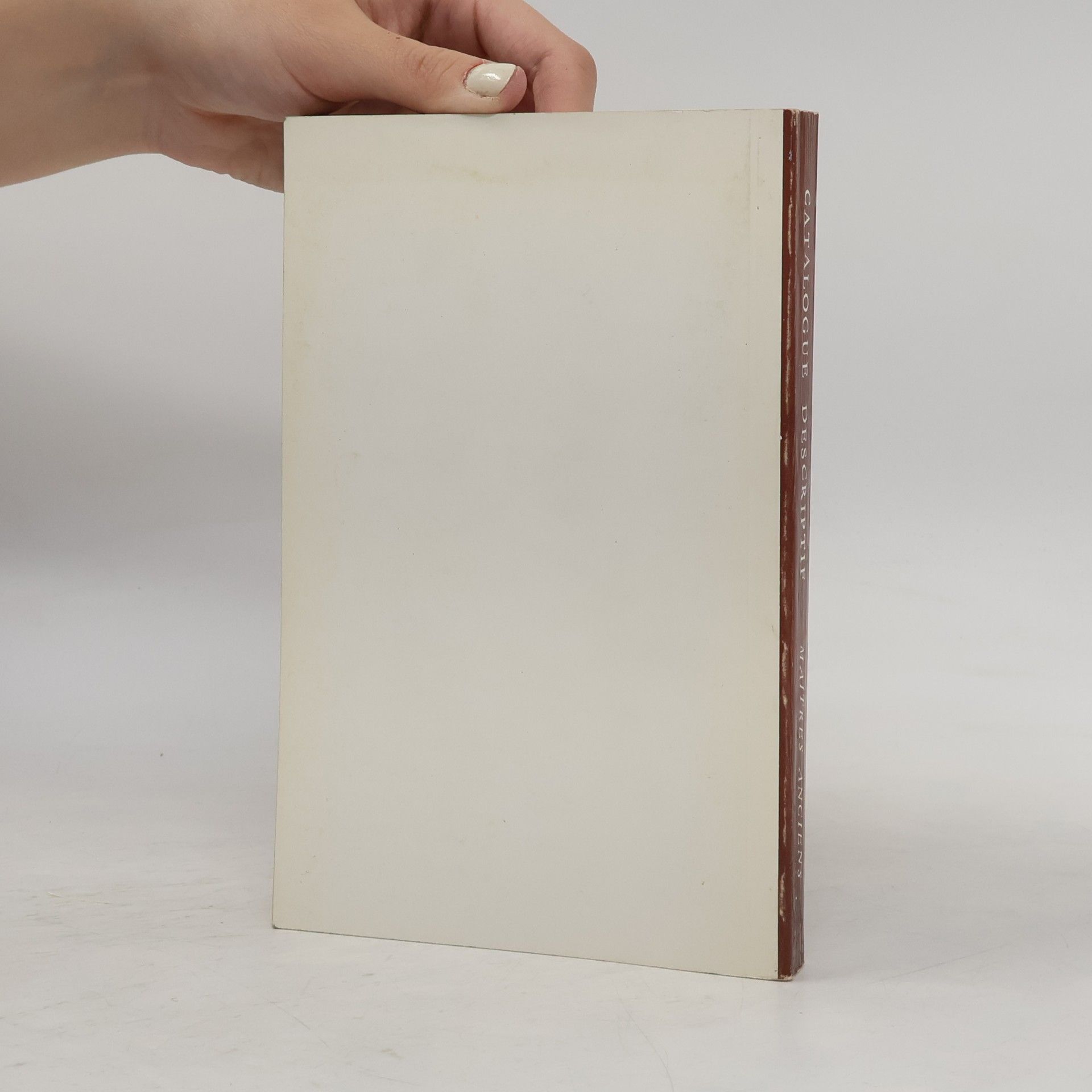 Autorenkollektiv Catalogue Descriptif. Maitres Anciens