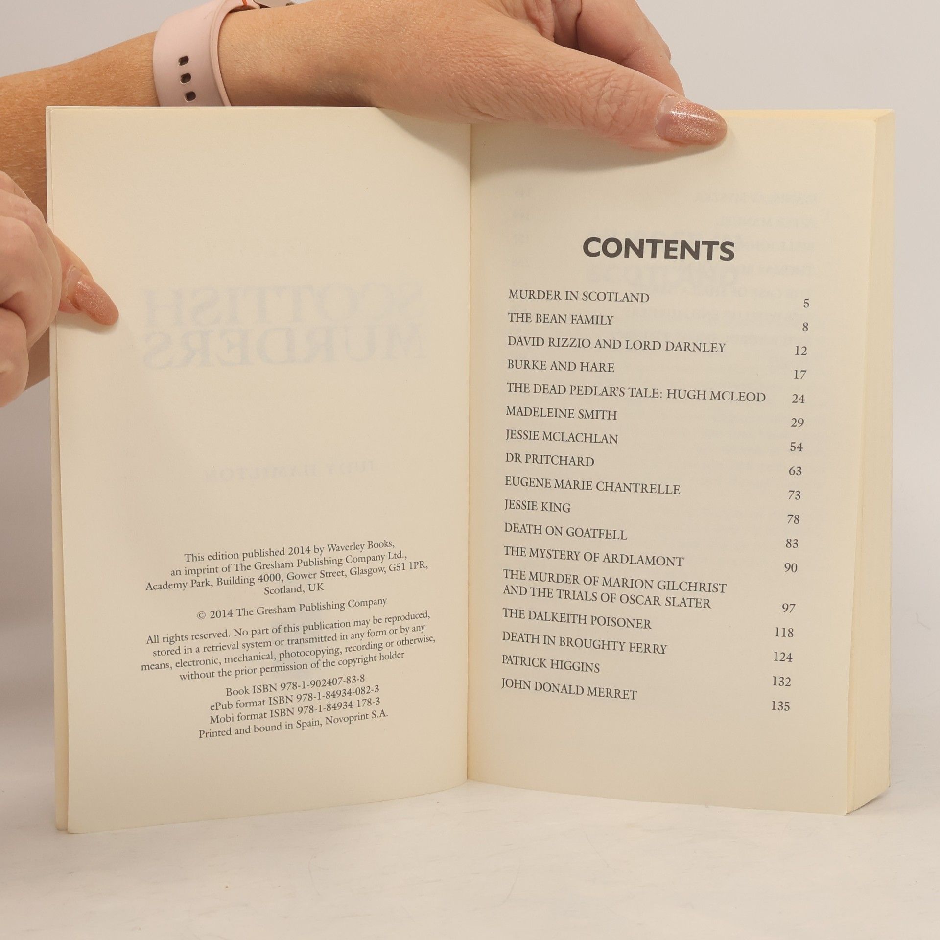 Judy Hamilton Waverley Scottish Classics: Scottish Murders