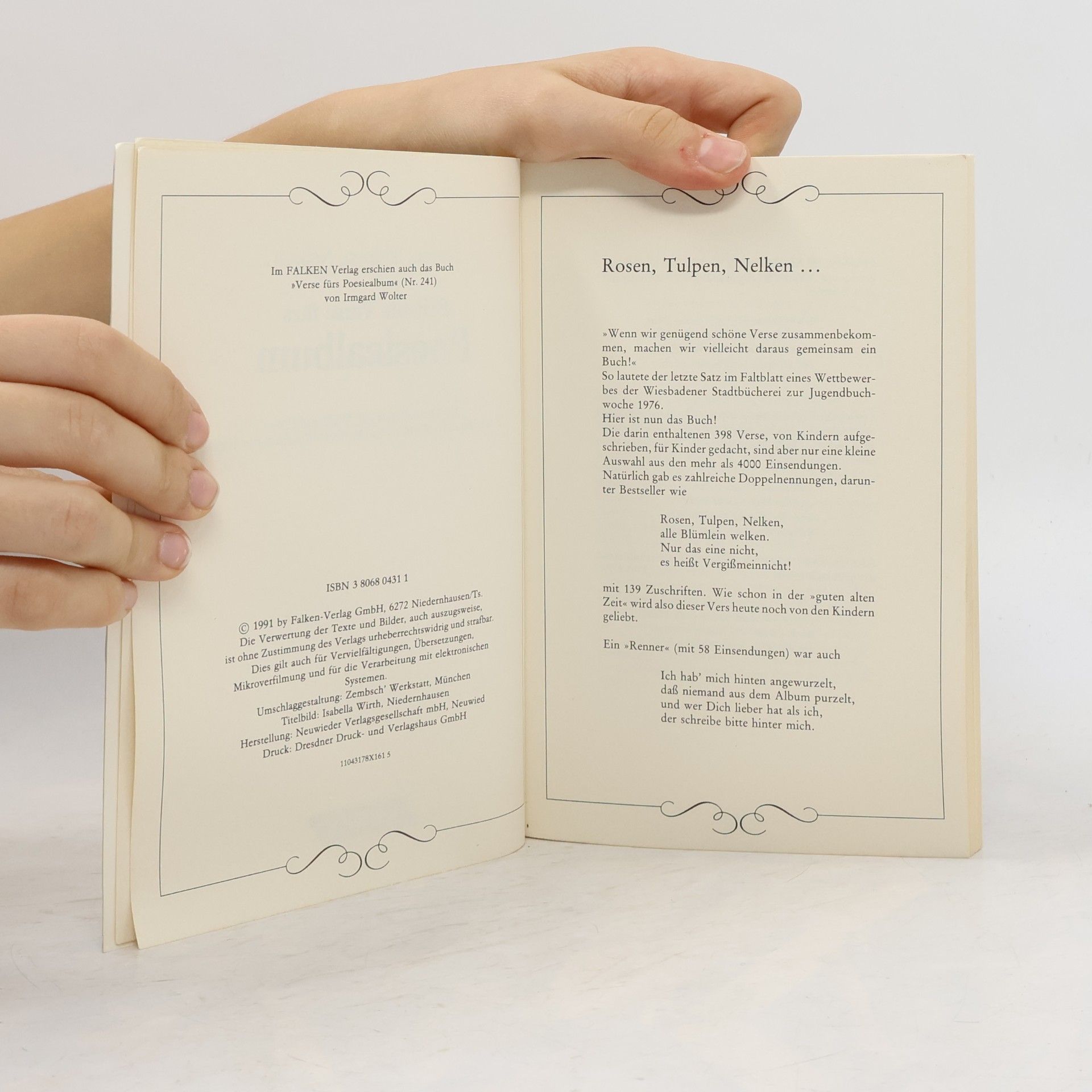 Waltraud Pröve Beliebte Verse fürs Poesiealbum