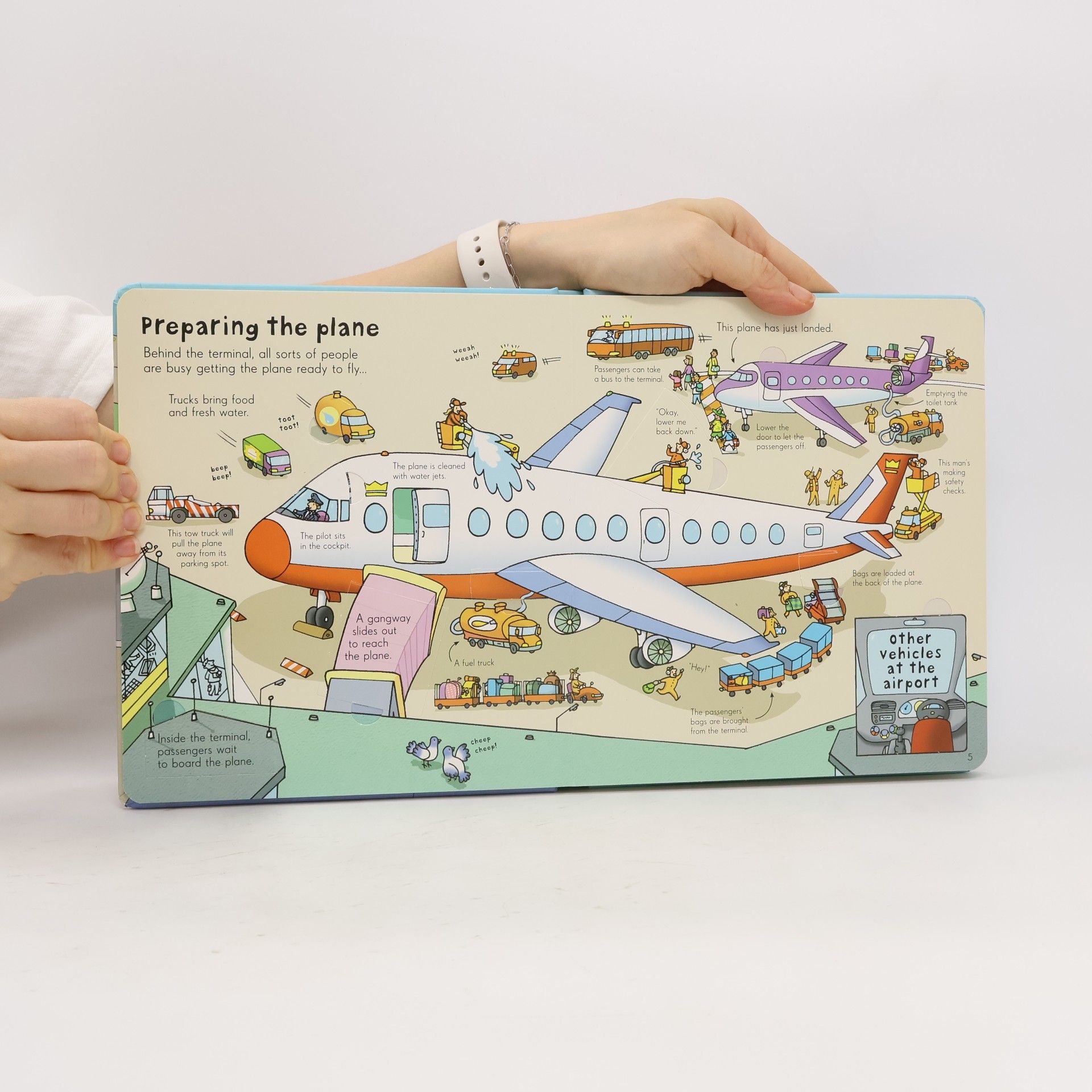 Stefano Tognetti Look inside an airport : with over 50 flaps to lift and other exciting surprises