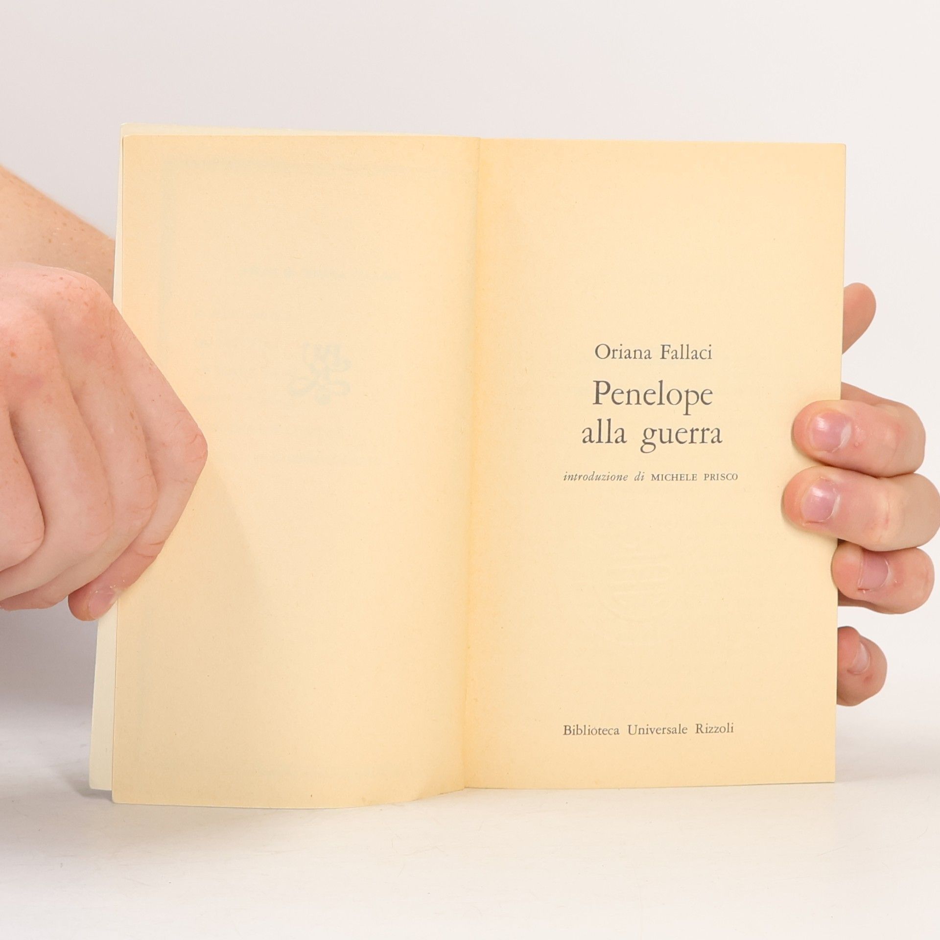 Oriana Fallaci Penelope alla guerra