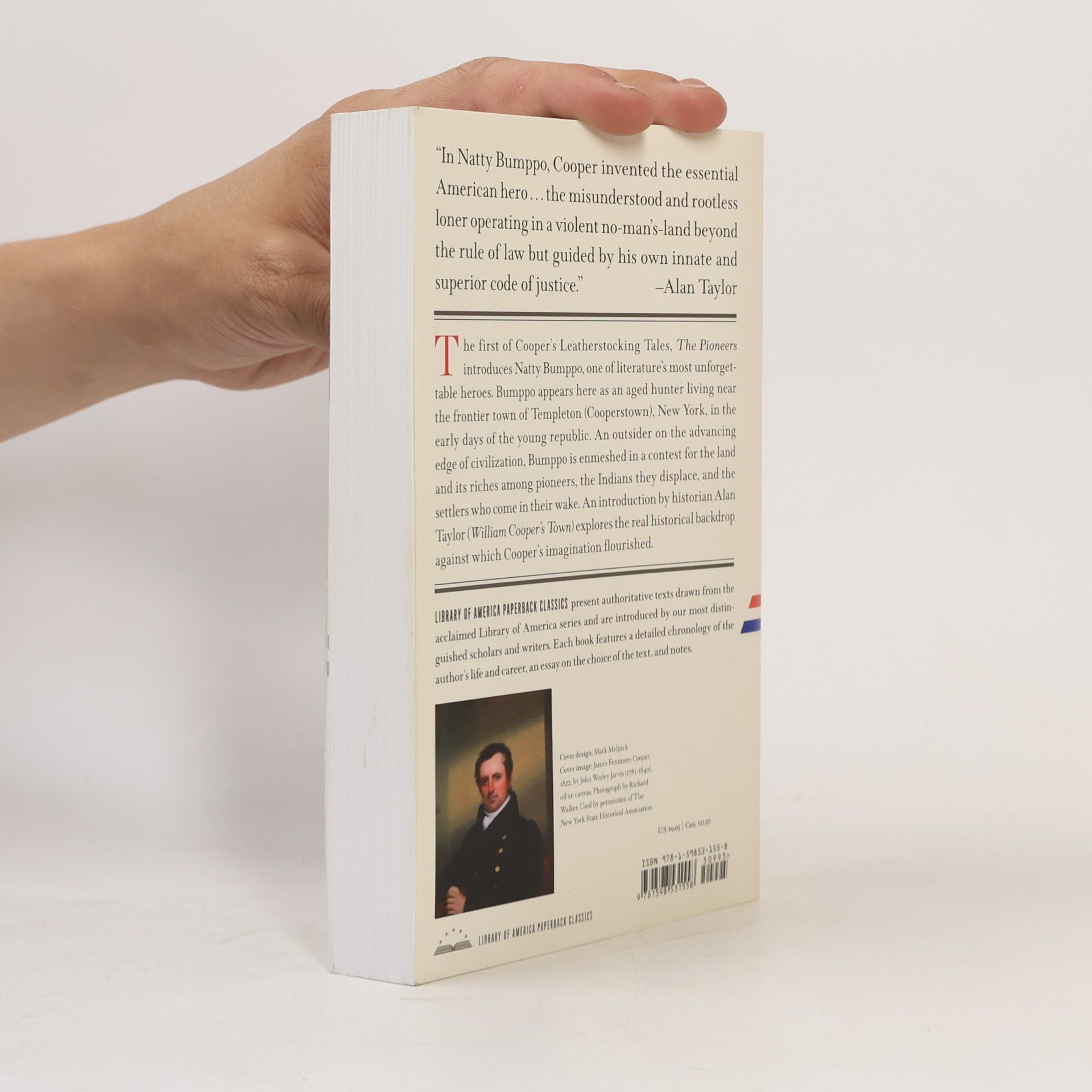 James Fenimore Cooper Library of America Paperback Classics: The Pioneers