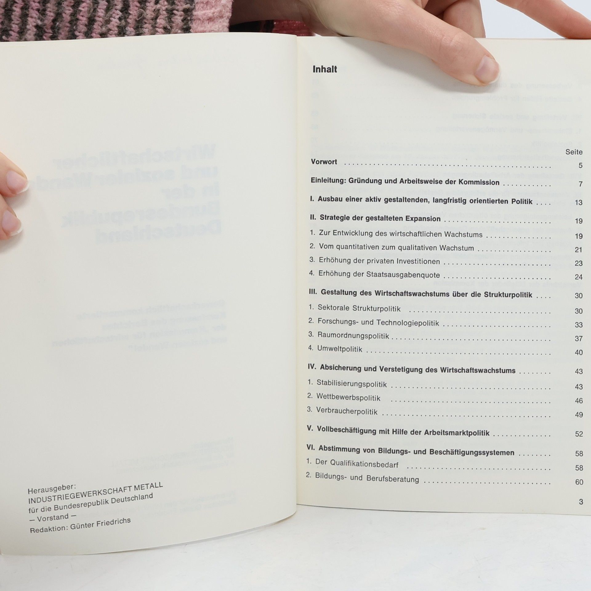 kolektiv Wirtschaftlicher und sozialer Wandel in der Bundesrepublik Deutschland