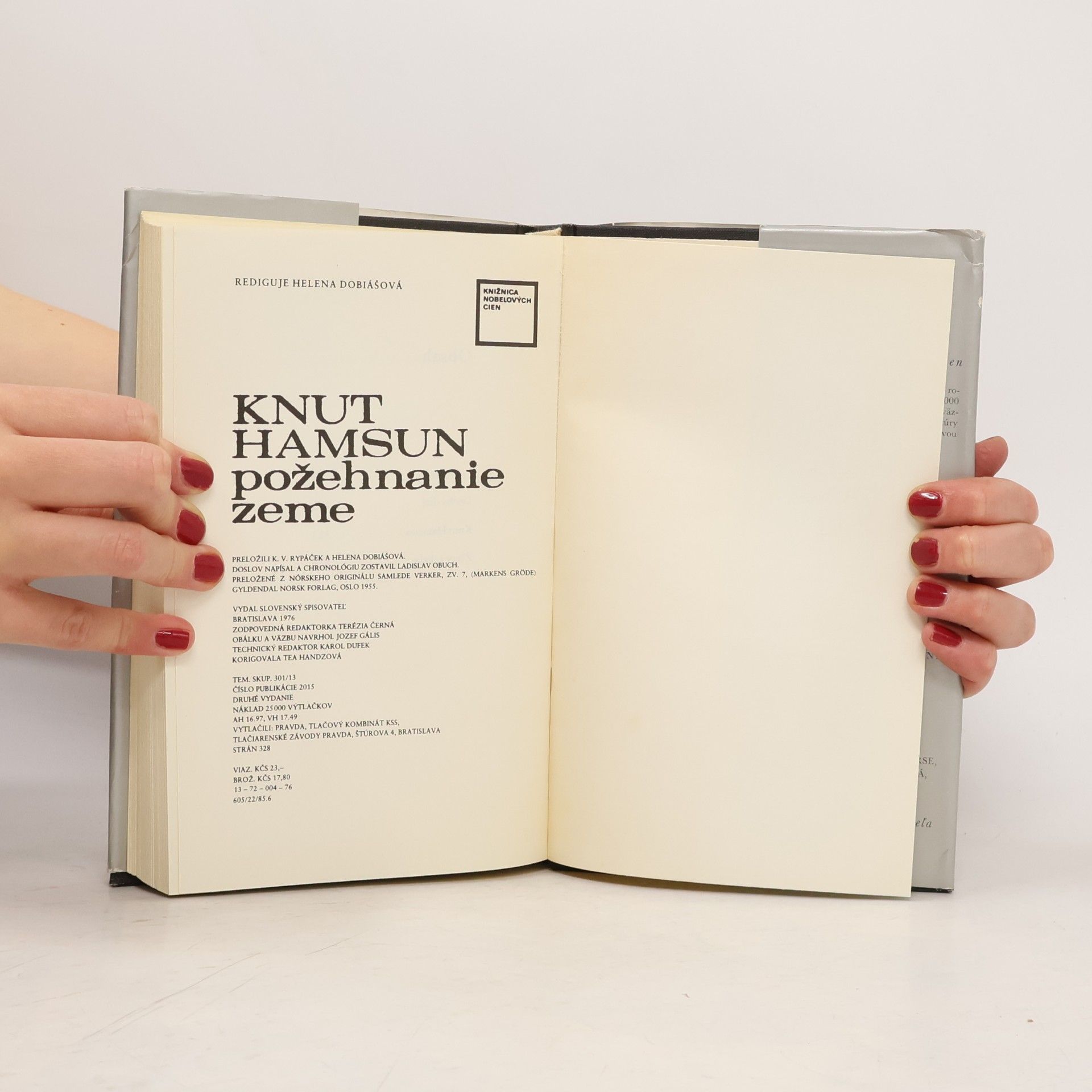 Knut Hamsun Požehnanie zeme