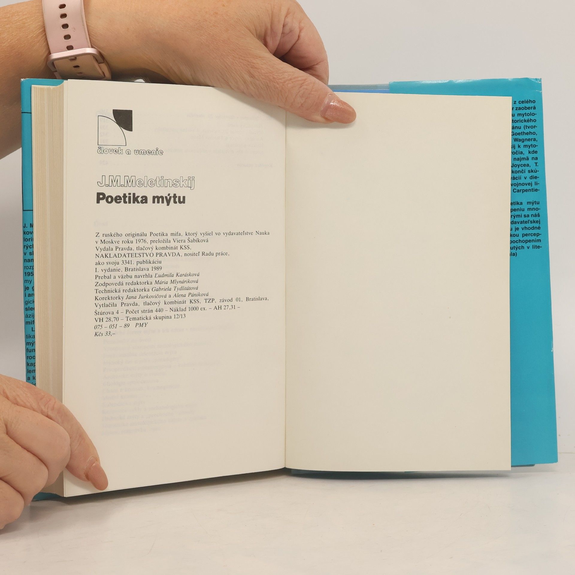 Jeleazar Moisejevič Meletinskij Poetika mýtu