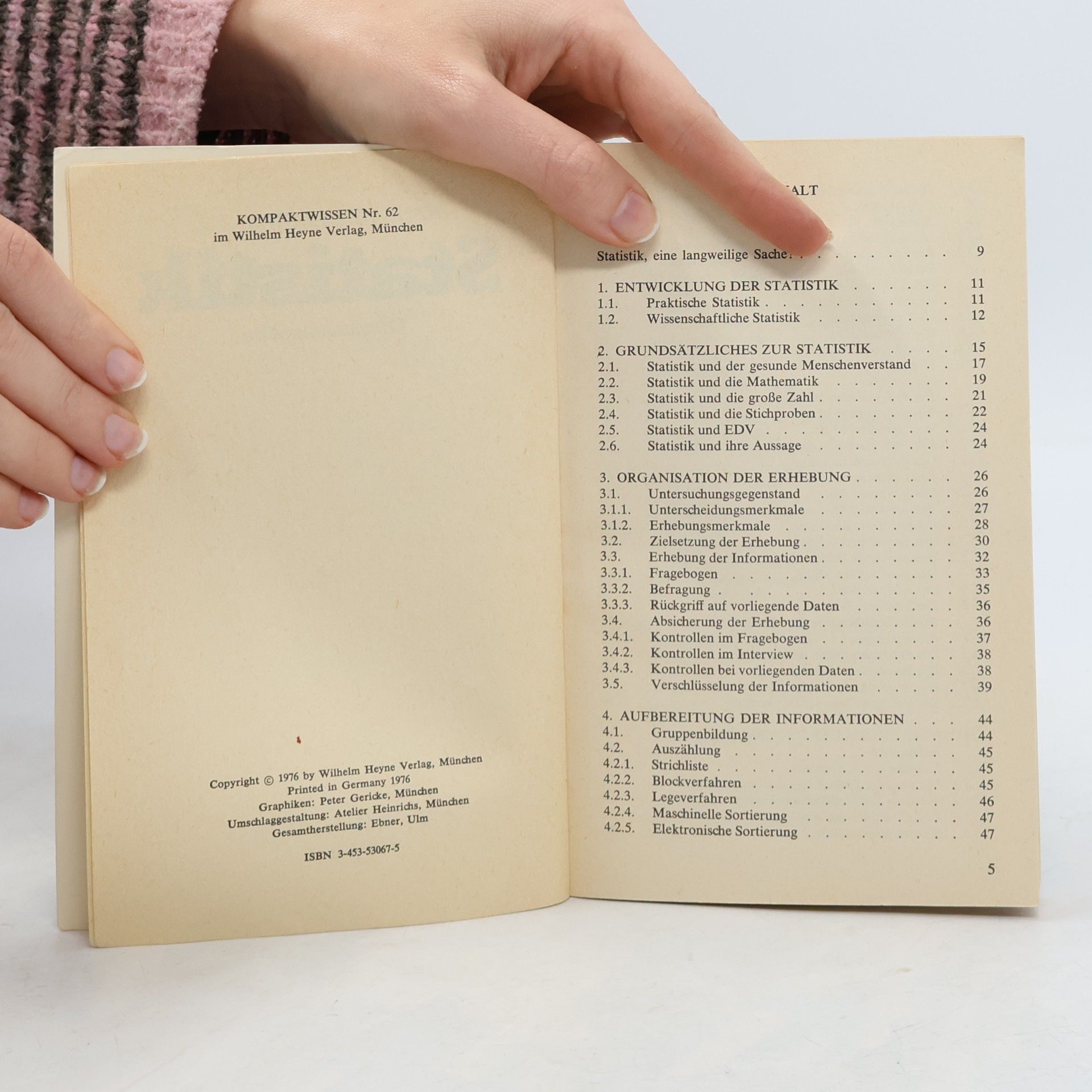 Hans-Hermann Stück Statistik