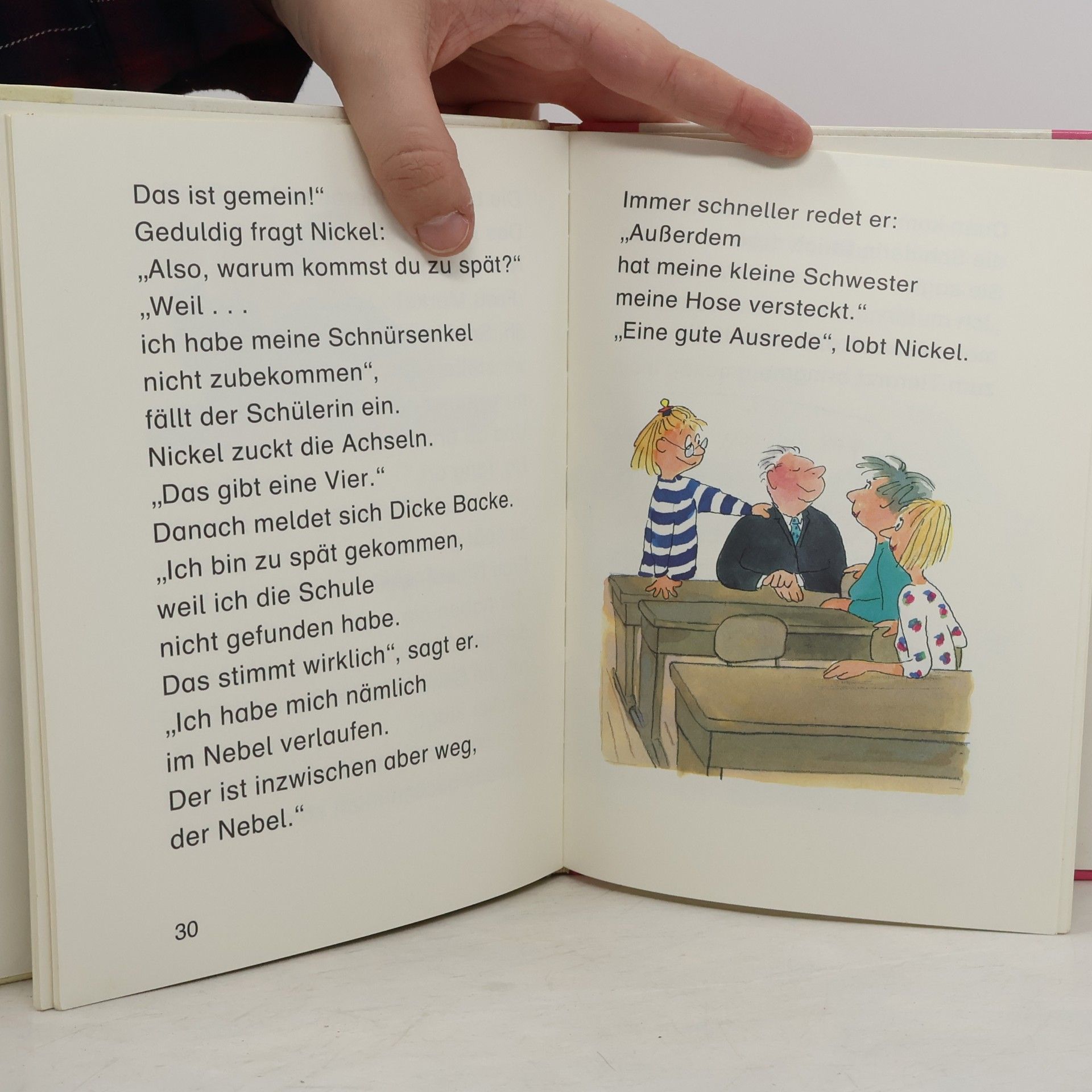Achim Bröger Nickel spielt Lehrerin
