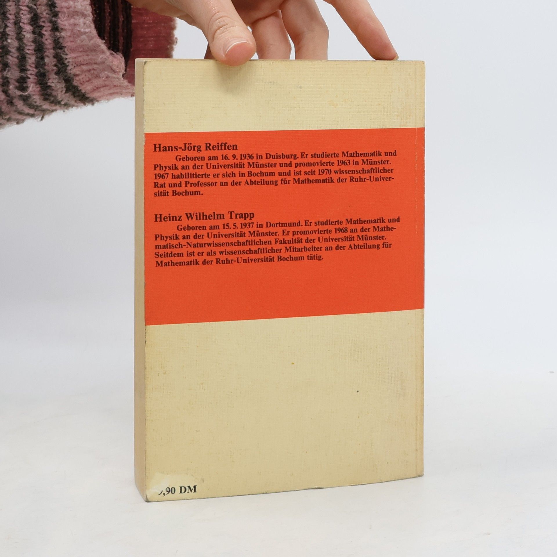 Hans-Jörg Reiffen Hochschultaschenbücher - 776: Einführung in die Analysis