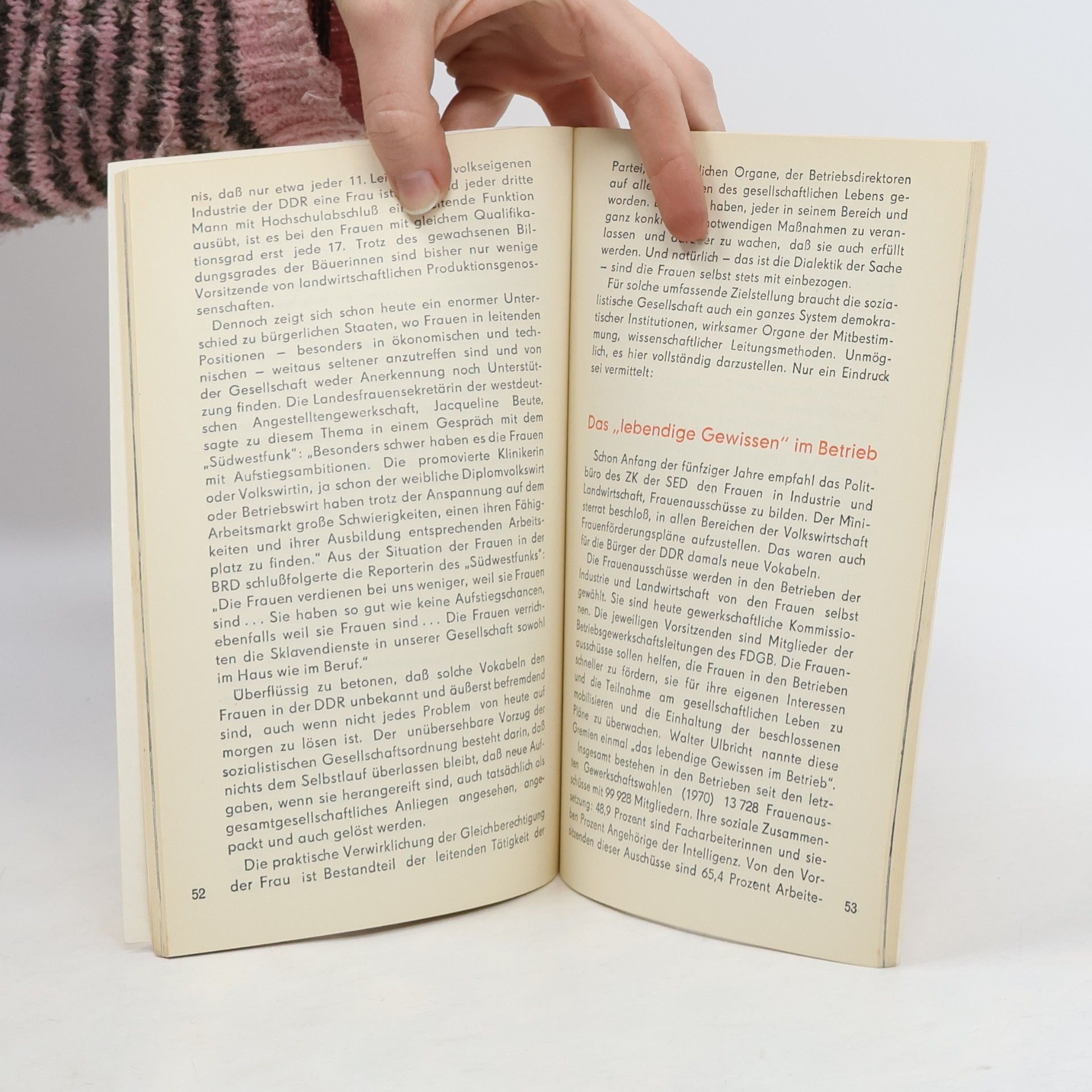 Collectif d'auteurs Das schöne Geschlecht und die Gleichberechtigung in der DDR