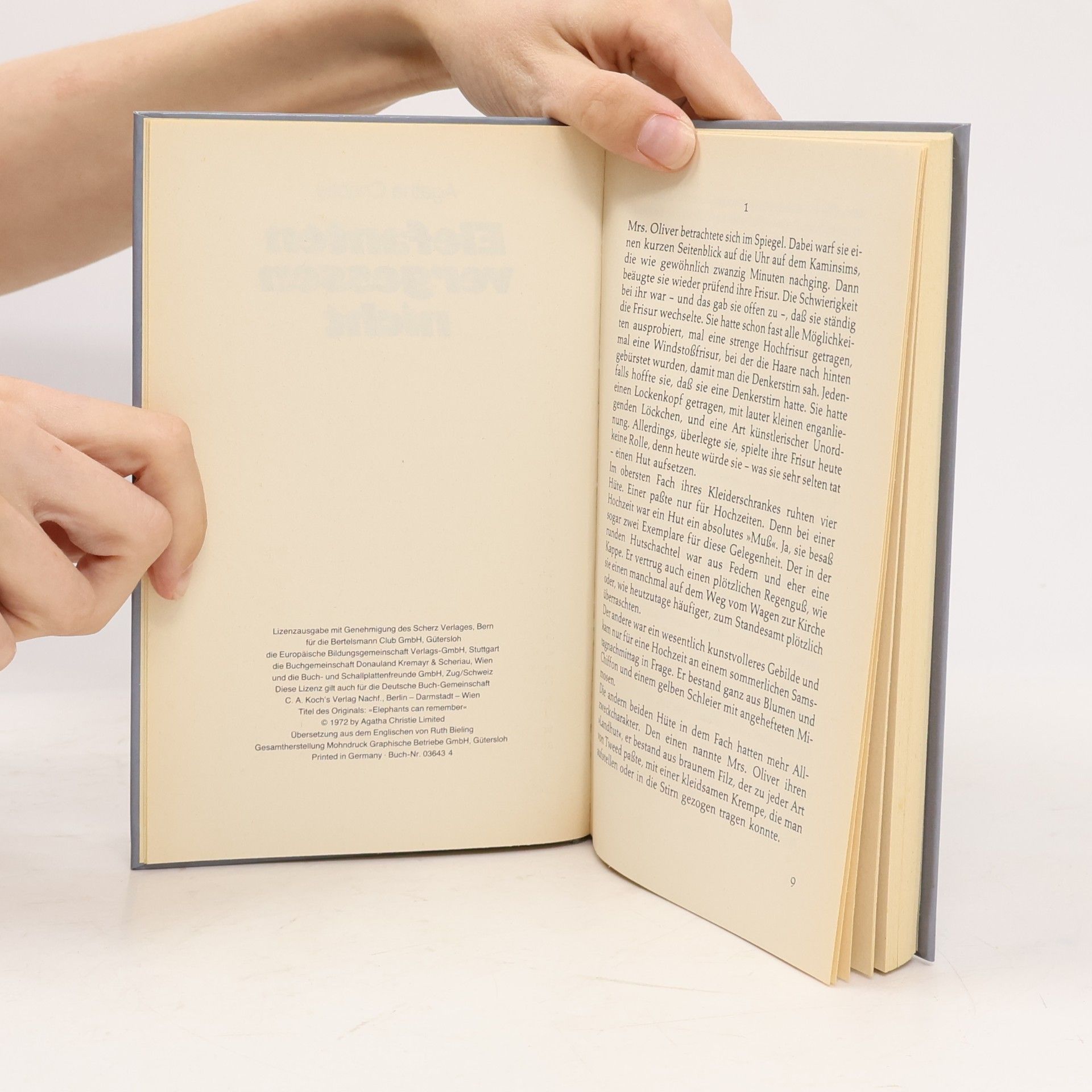 Agatha Christie Elefanten vergessen nicht
