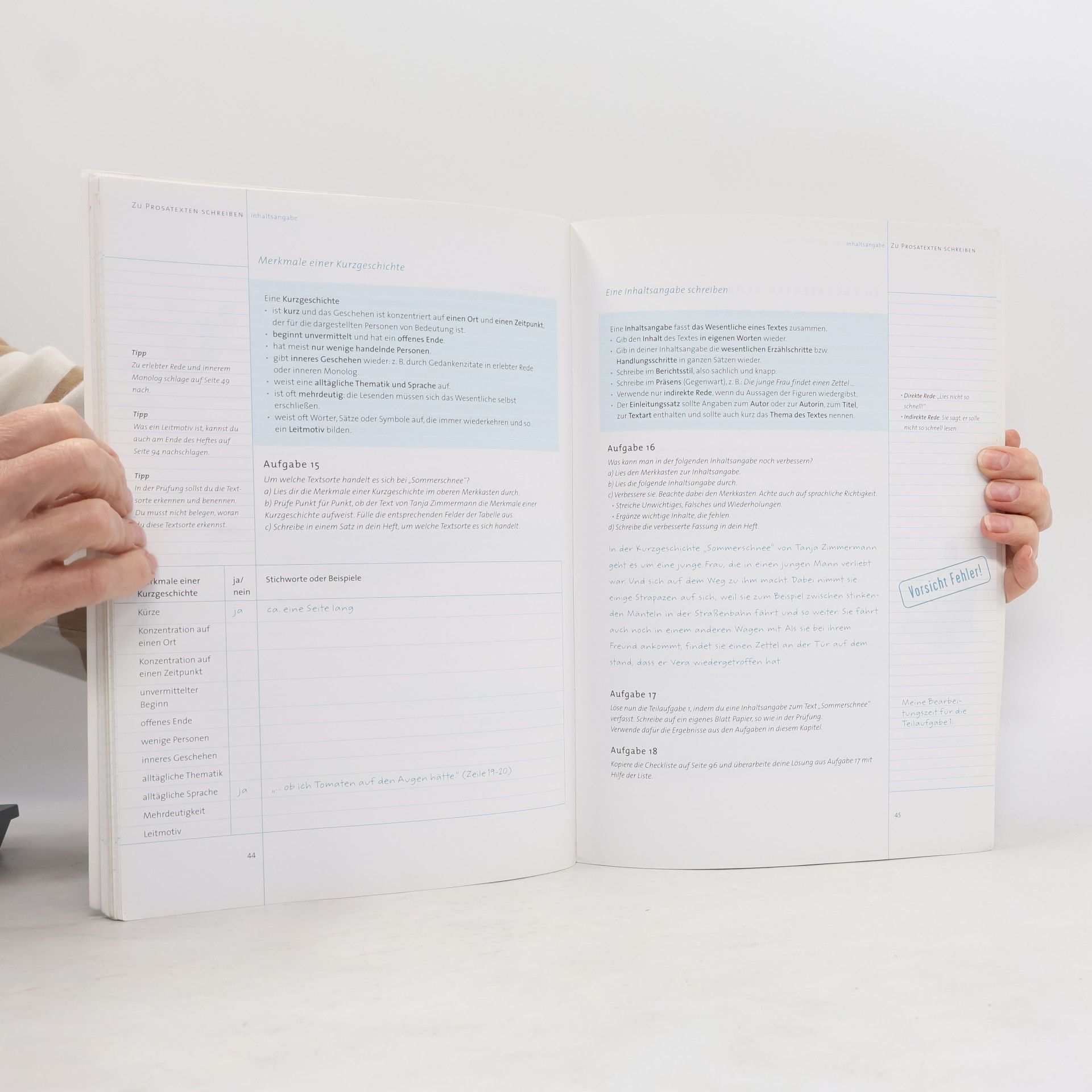Grit Adam Abschlussprüfung Deutsch - Deutschbuch - Realschule Hessen: 10. Schuljahr - Arbeitsheft mit Lösungen und Musterprüfungen