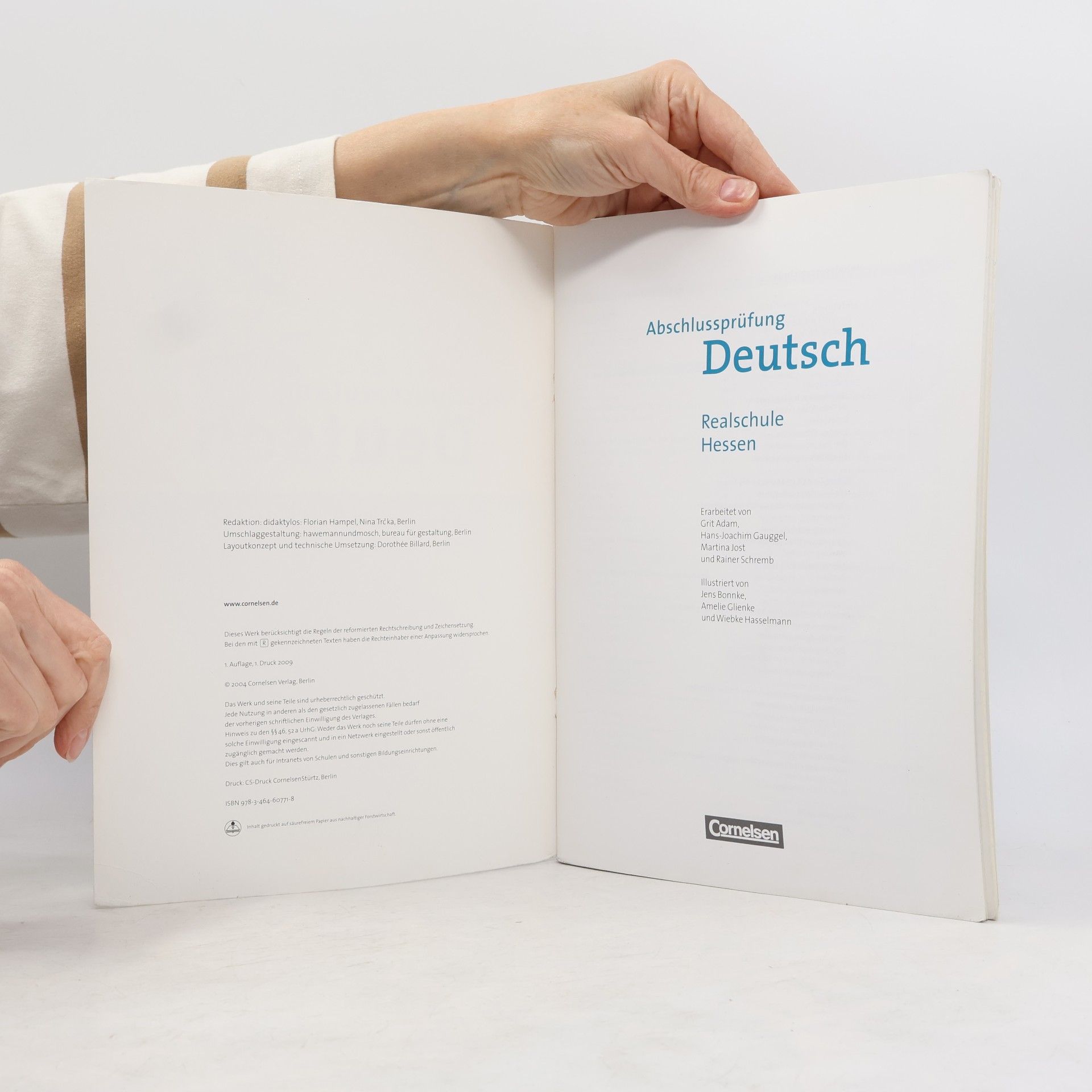 Grit Adam Abschlussprüfung Deutsch - Deutschbuch - Realschule Hessen: 10. Schuljahr - Arbeitsheft mit Lösungen und Musterprüfungen