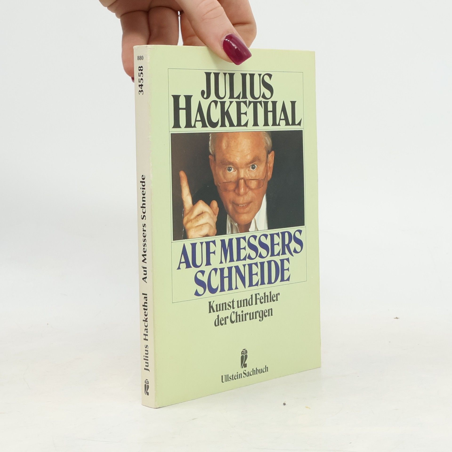 Julius Hackethal Auf Messers Schneide