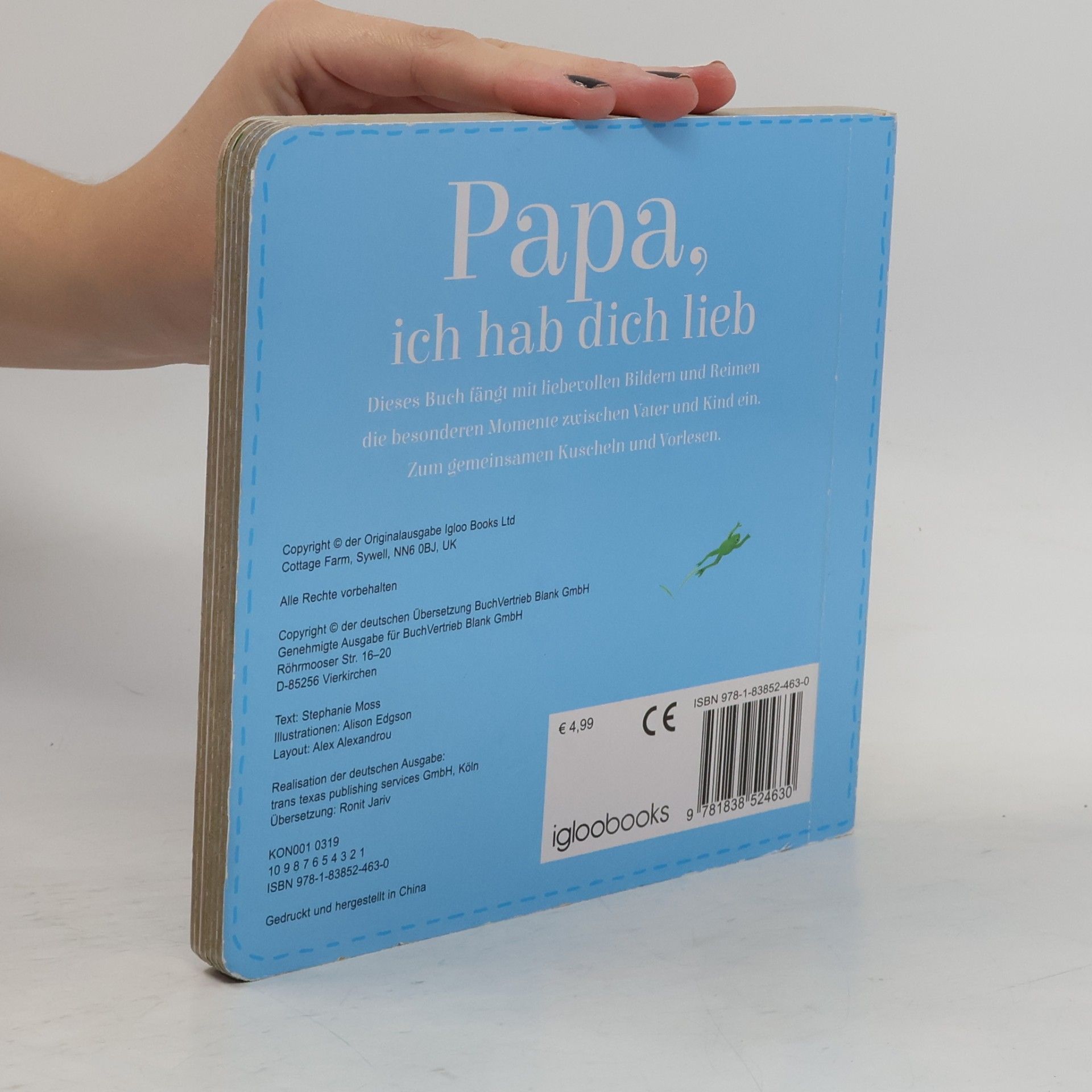 Stephanie Moss Papa, ich hab dich lieb