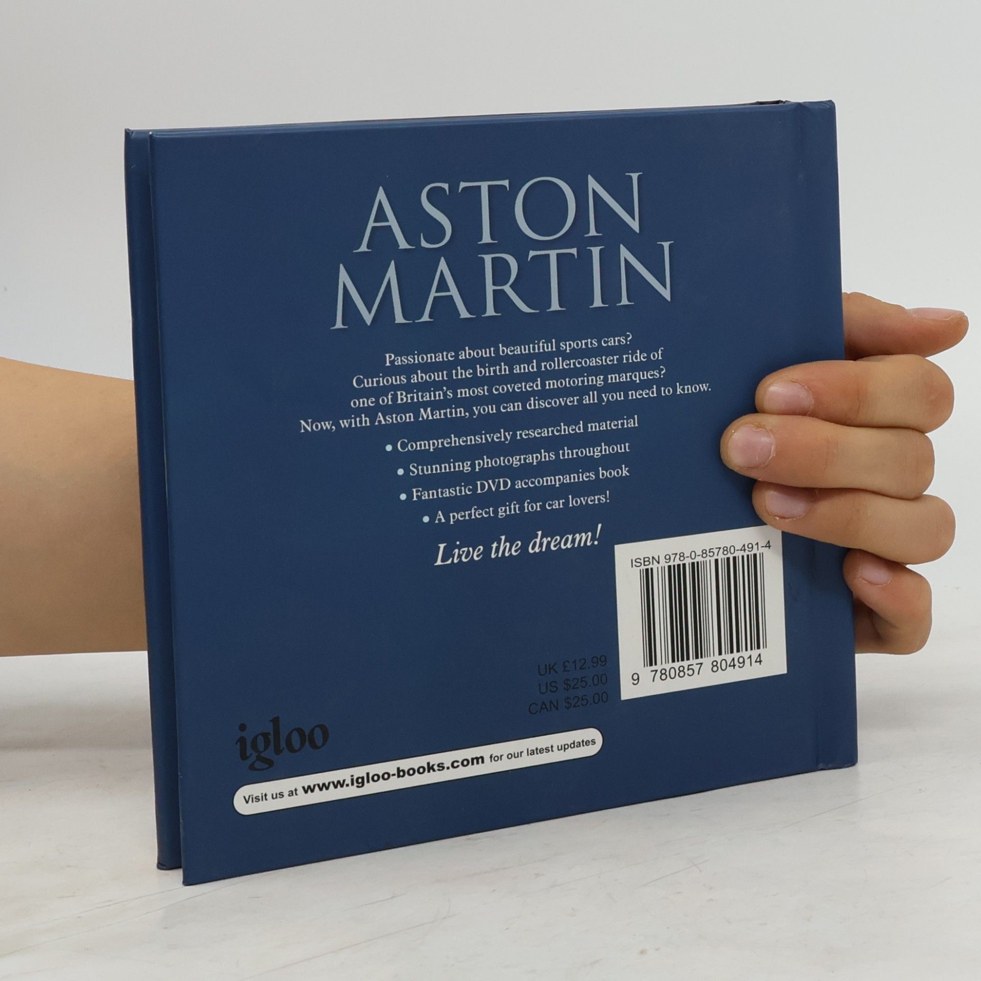Igloo Books Aston Martin - Book and DVD