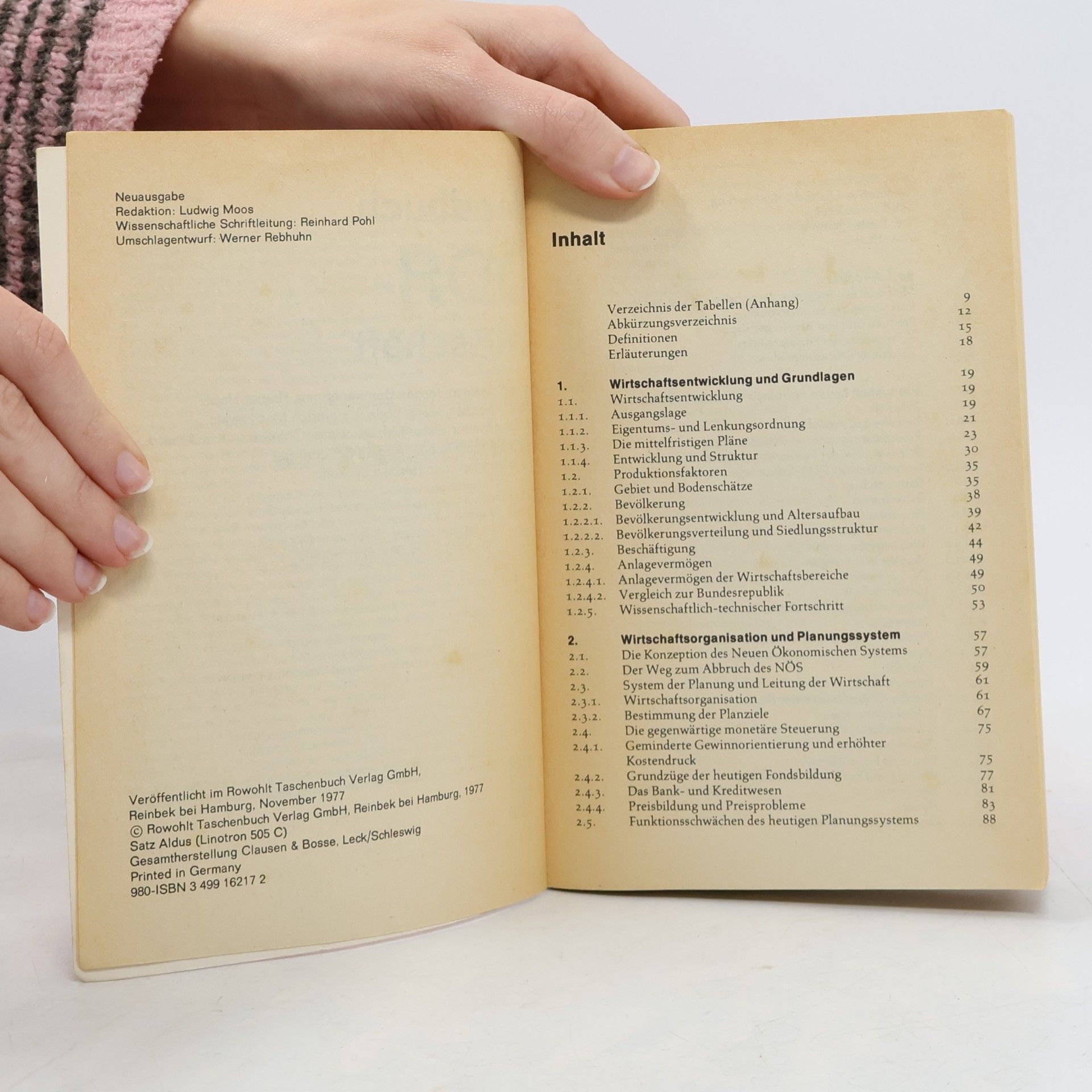 Werner Rebhuhn Handbuch DDR-Wirtschaft