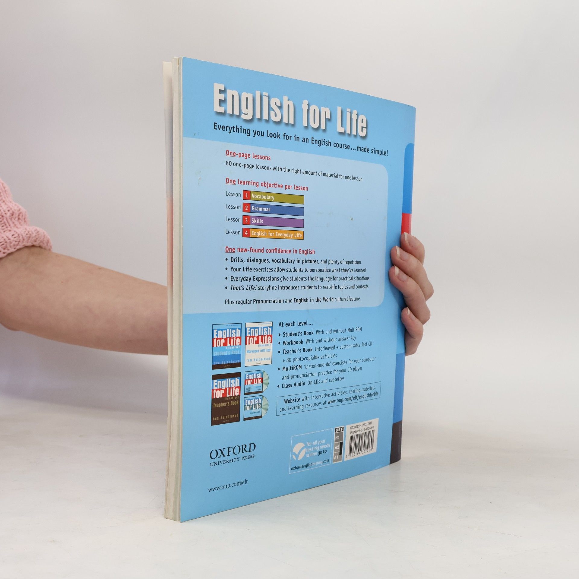 Tom Hutchinson English for life. Student's book : elementary