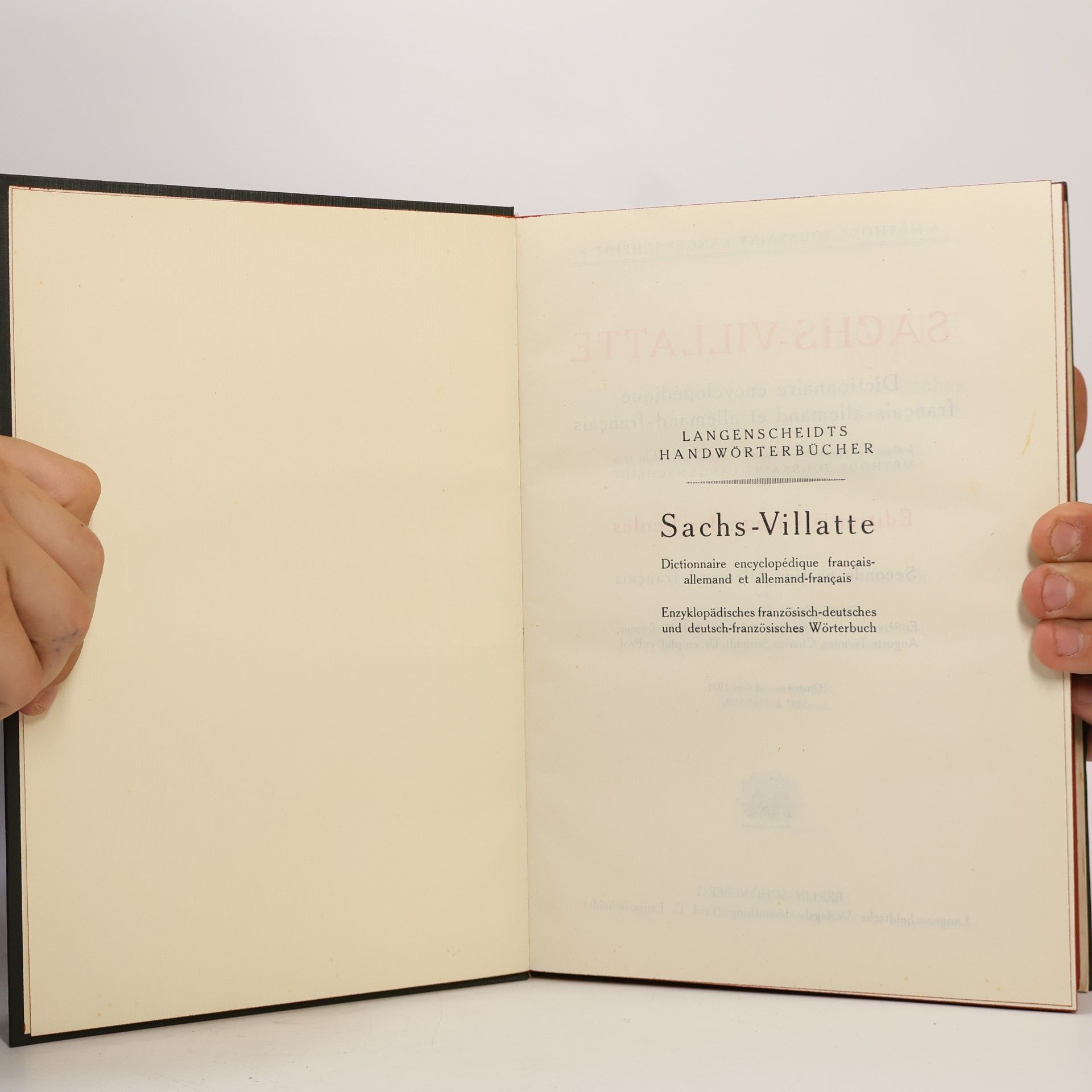 Sachs Sachs-Villatte Enzyklopädisches Wörterbuch 2