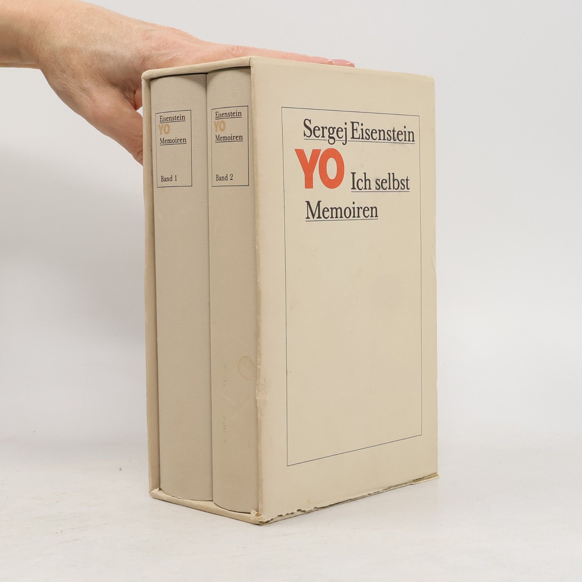 Sergej M. Ėjzenštejn Yo Ich Selbst Memoiren. 2 Bände im Schuber