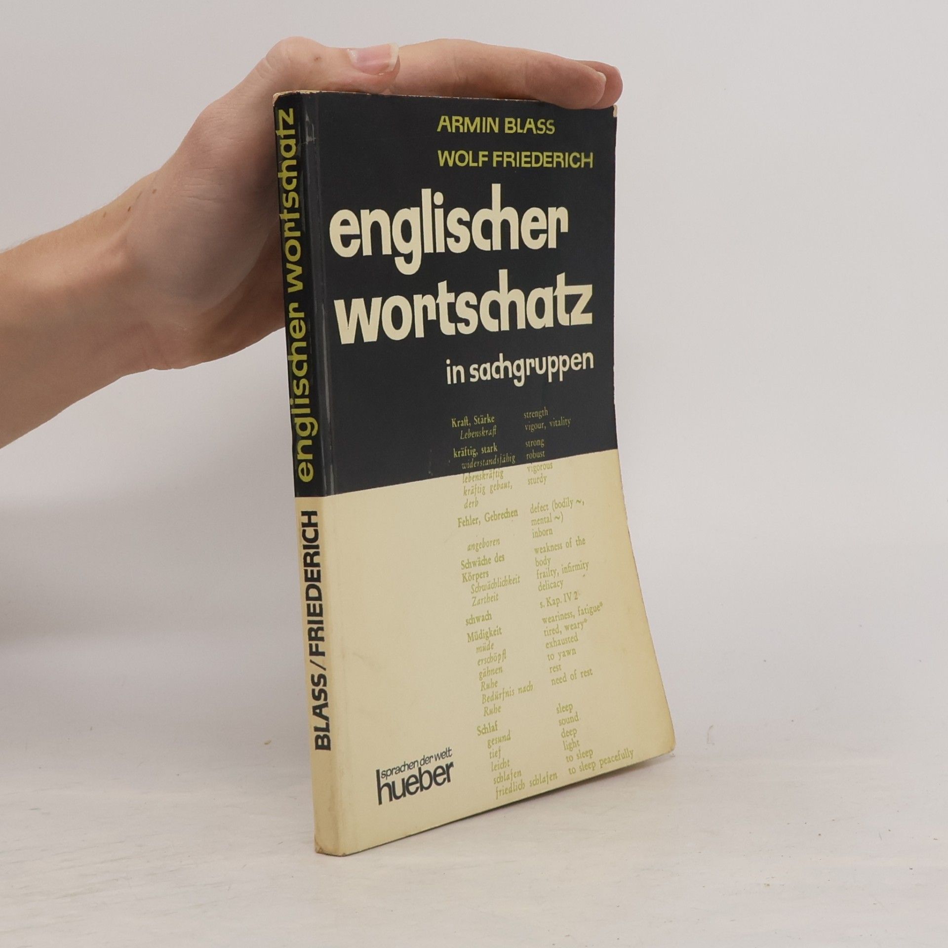 Armin Blass Englischer Wortschatz in Sachgruppen