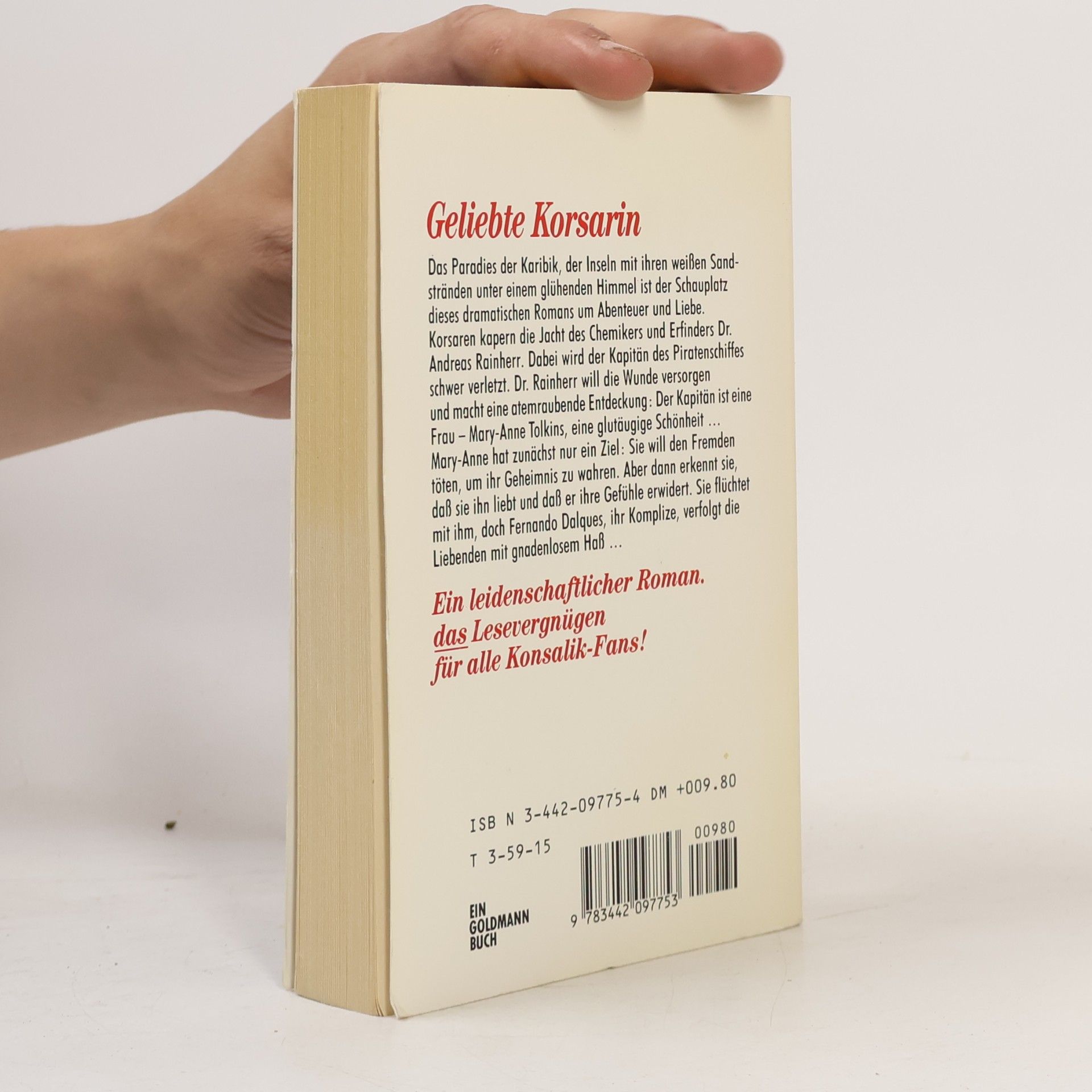 Heinz Günther Konsalik Geliebte Korsarin