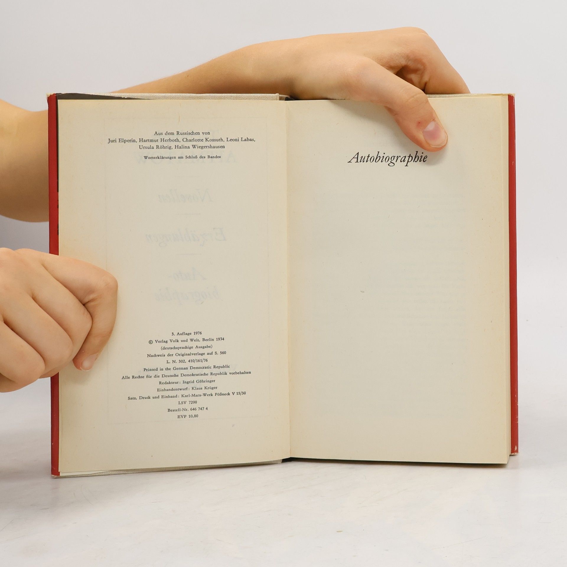 Chinghiz Aitmatov Novellen. Erzahlungen. Autobiographie