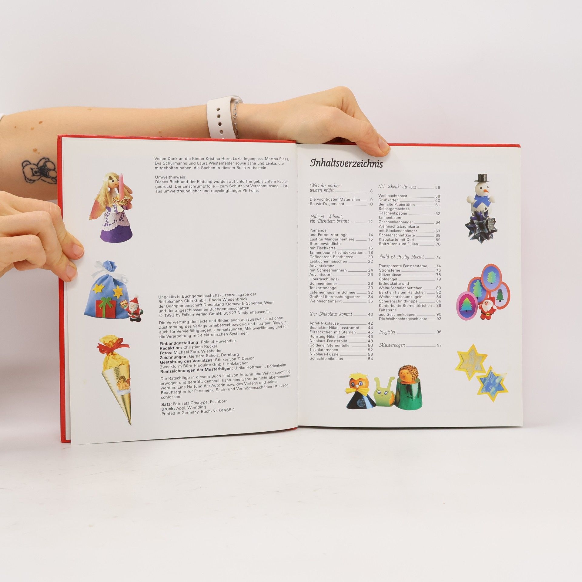 Sigrid Wetzel Maesmanns Kinderbastelbuch für Advent und Weihnachten