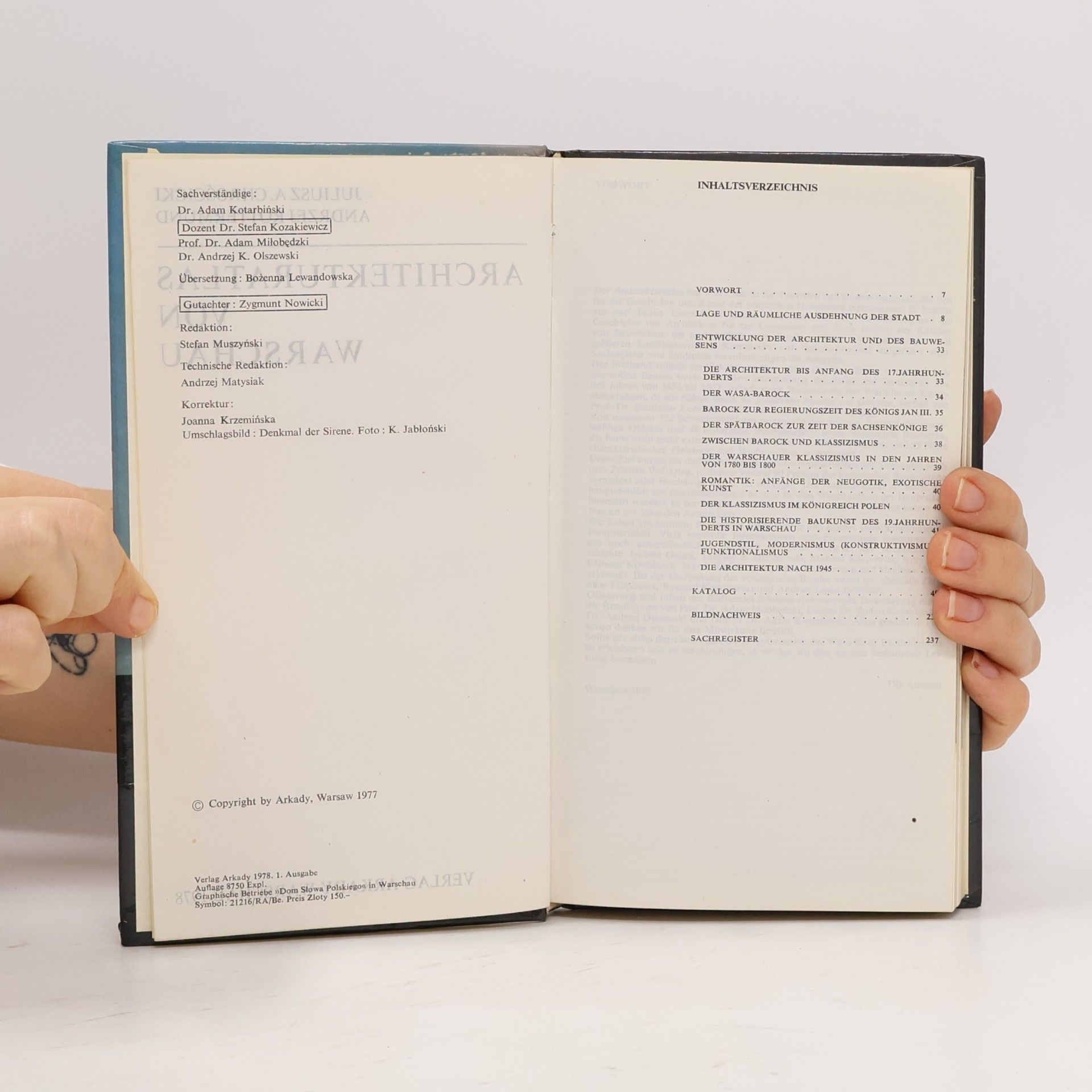 Autorenkollektiv Architekturatlas von Warschau