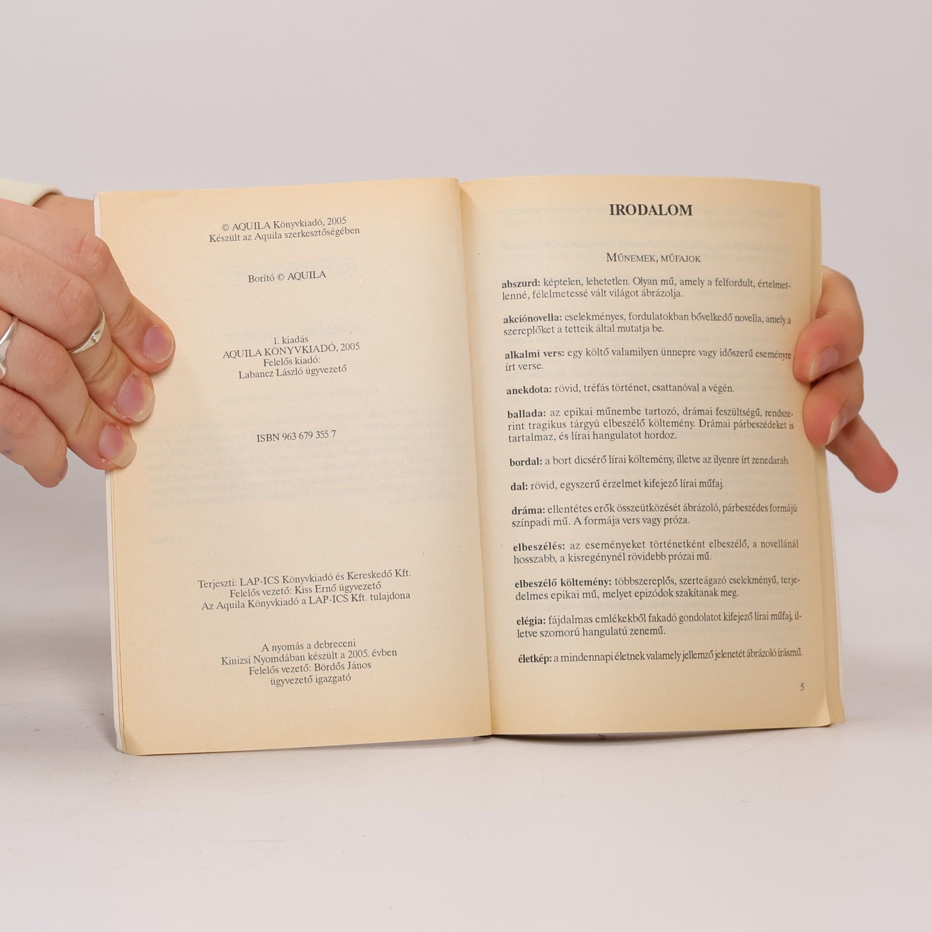 Various authors Irodalom - Nyelvtan