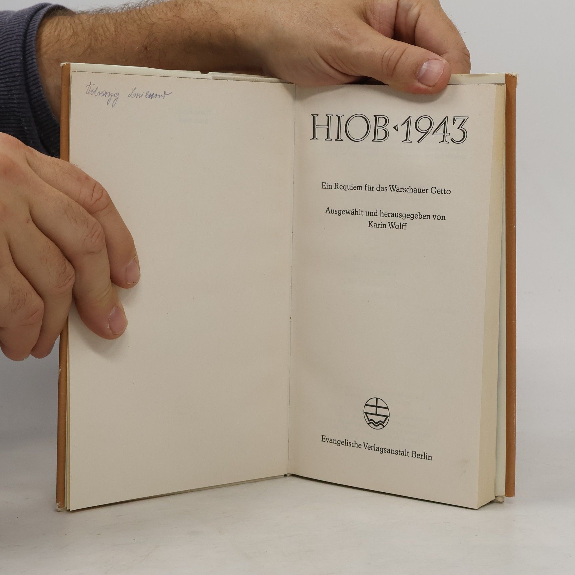 Karin Wolff Hiob 1943