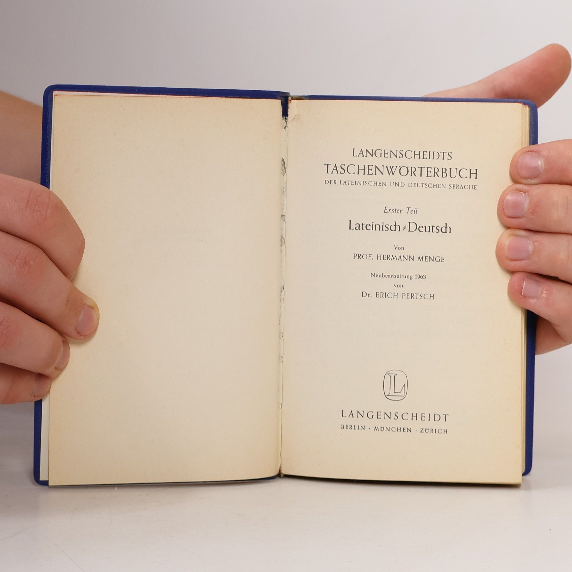 Collectif d'auteurs Langenscheidts Taschenwörterbuch der lateinischen und deutschen Sprache. Erster Teil