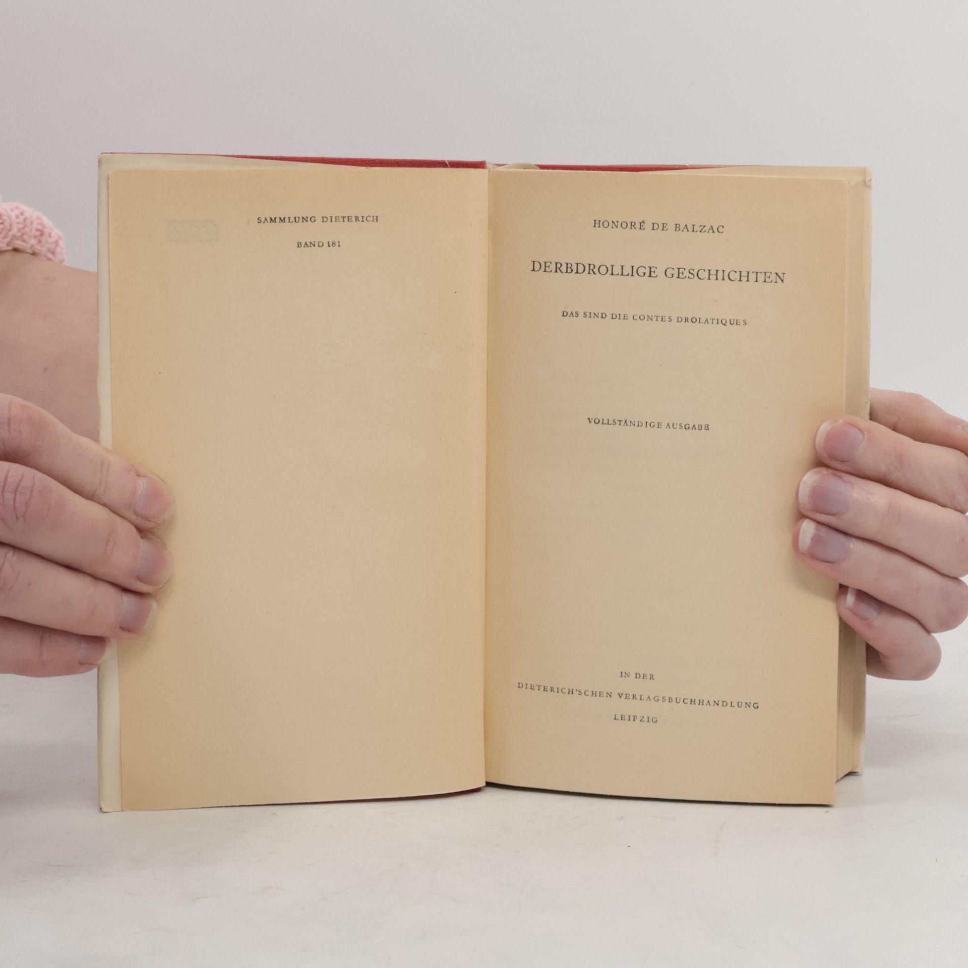 Honoré de Balzac Derbdrollige Geschichten