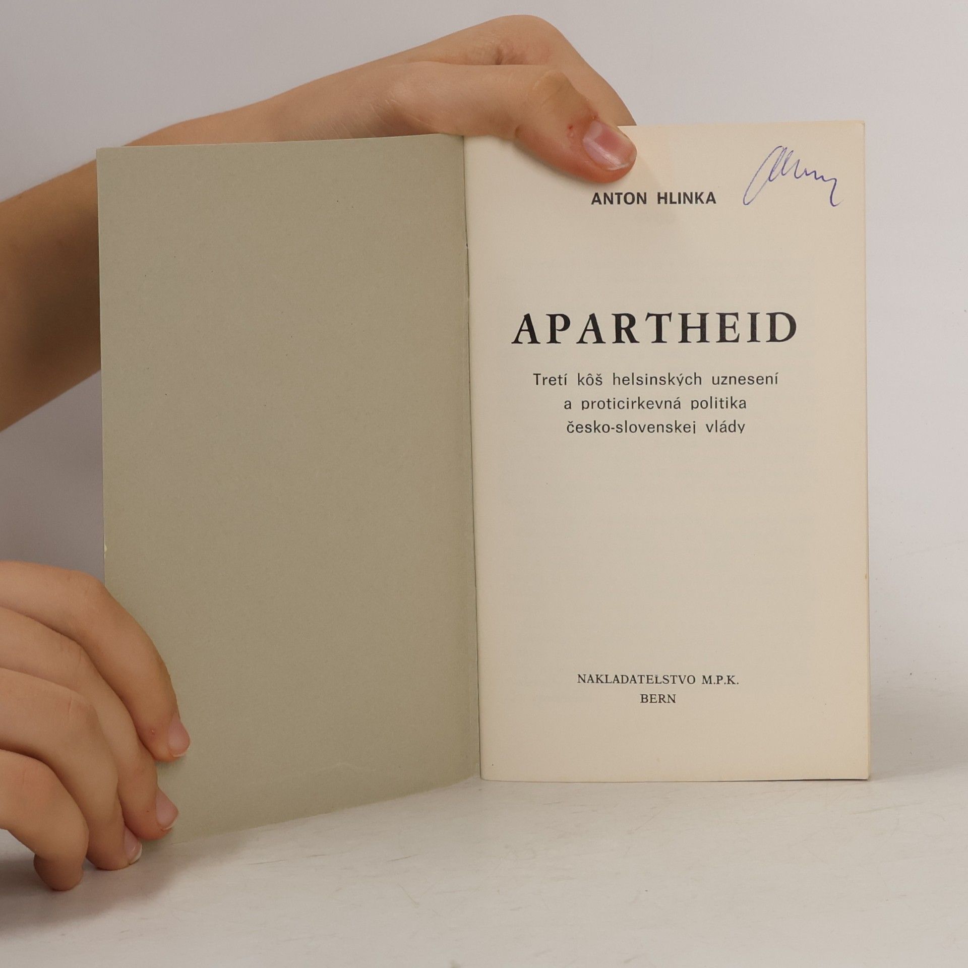 Anton Hlinka APARTHEID