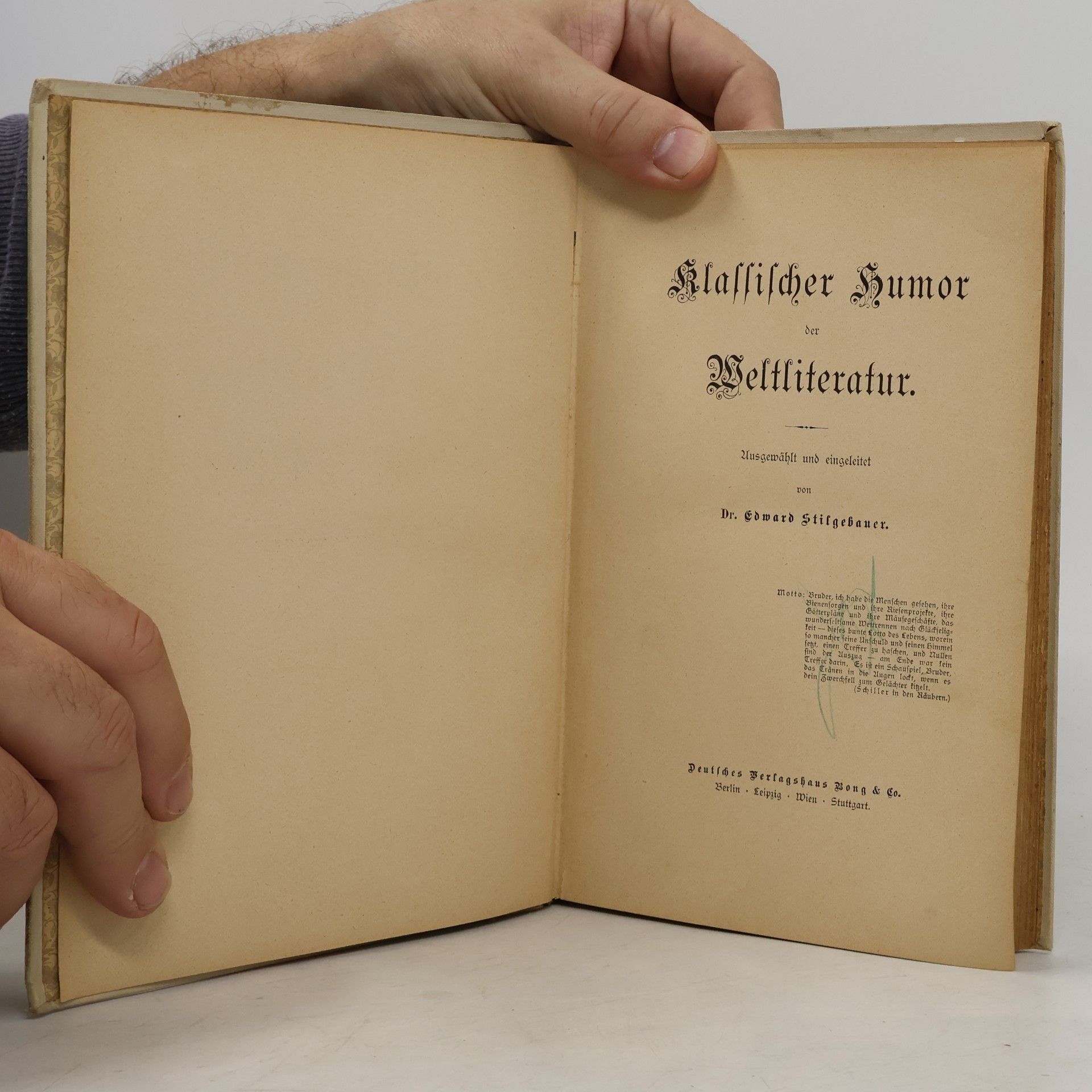 Edward Stilgebaner Klassischer Humor der Weltliteratur