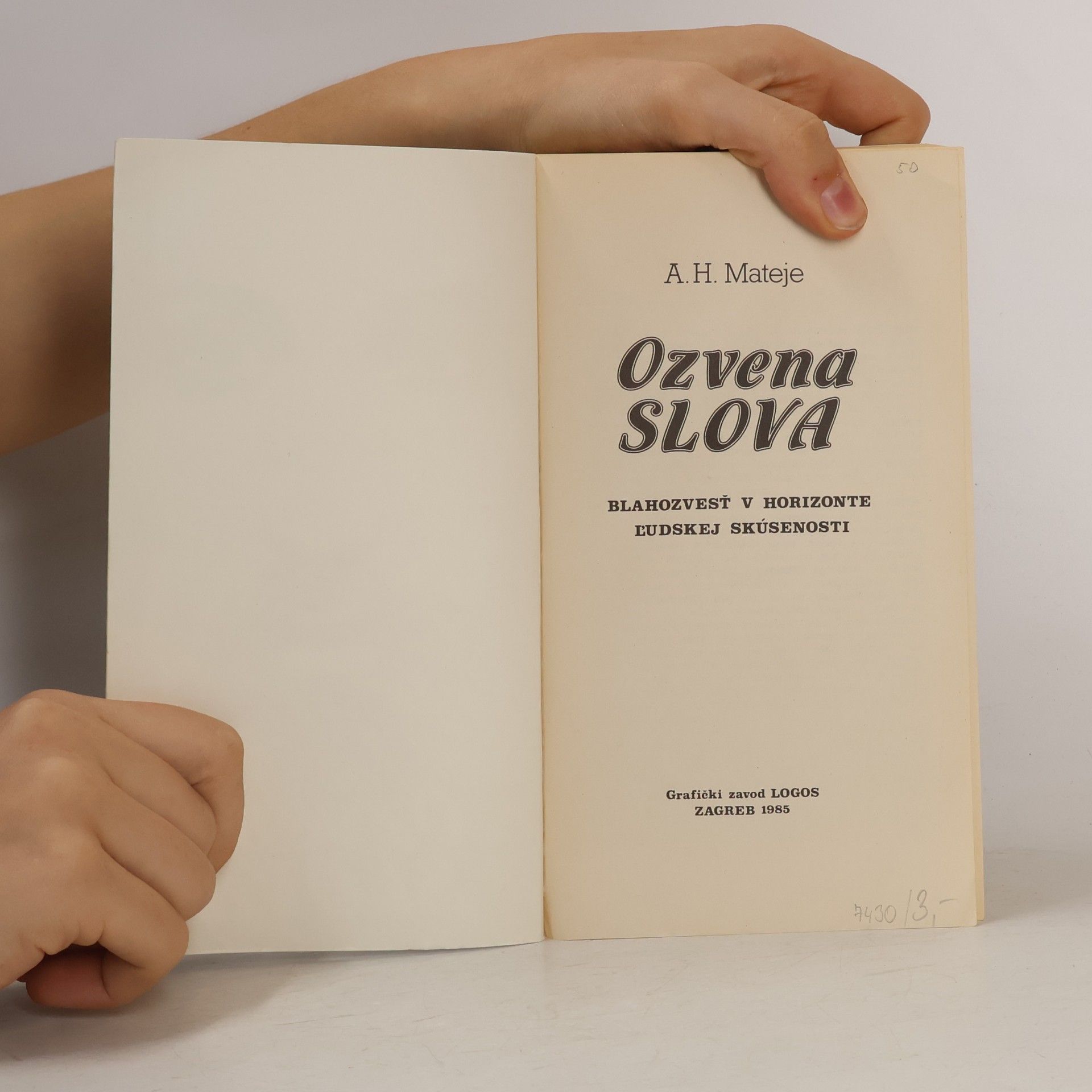 A. H. Mateje Ozvena slova