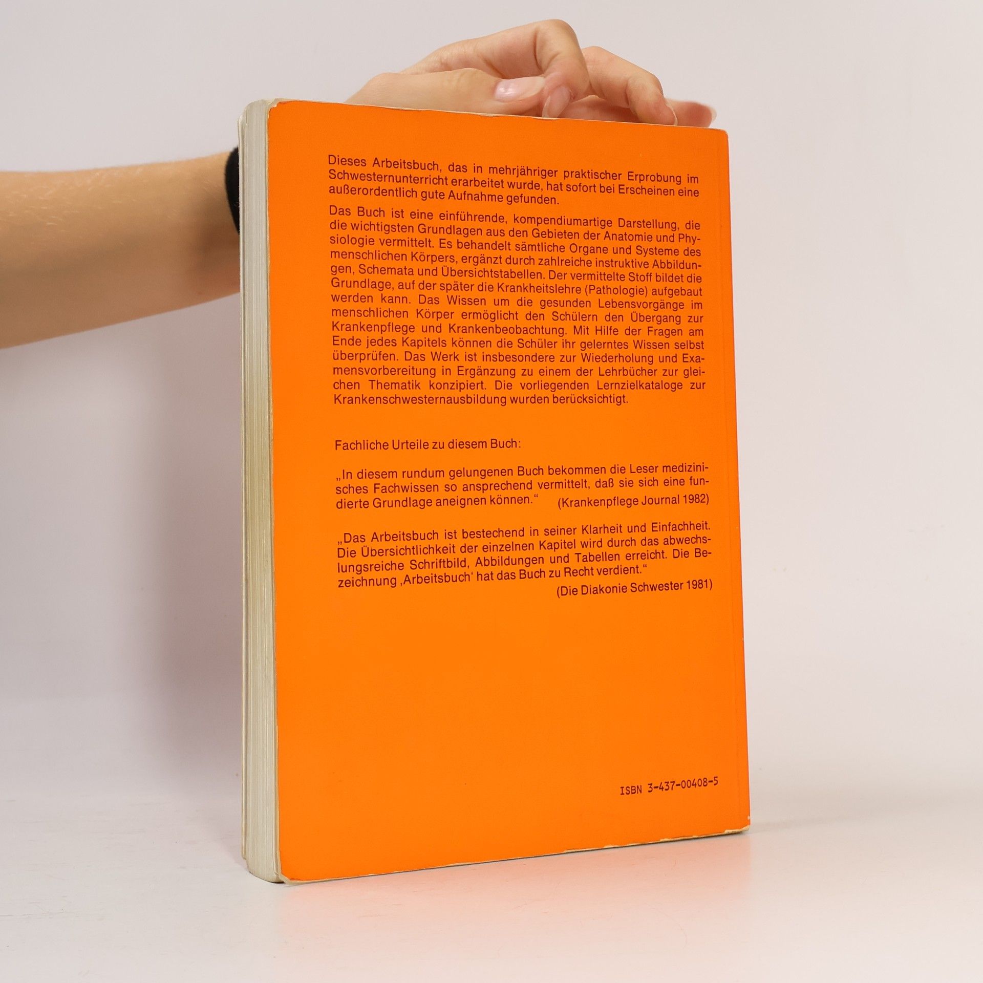 Erica Brühlmann-Jecklin Arbeitsbuch Anatomie und Physiologie für Krankenschwestern, Krankenpfleger u.a. Medizinalfachberufe