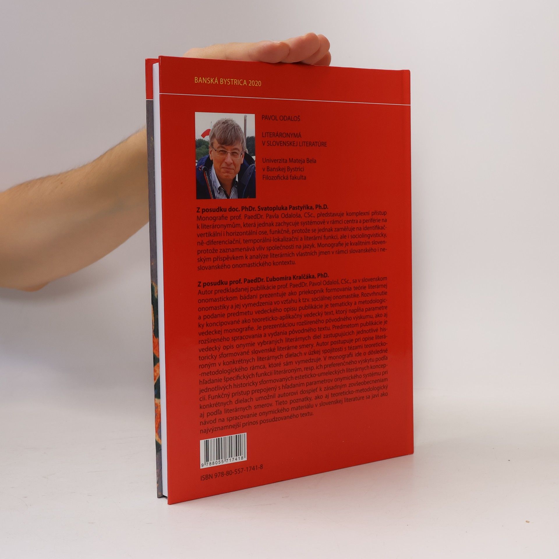 Pavol Odaloš  Literáronymá v slovenskej literatúre