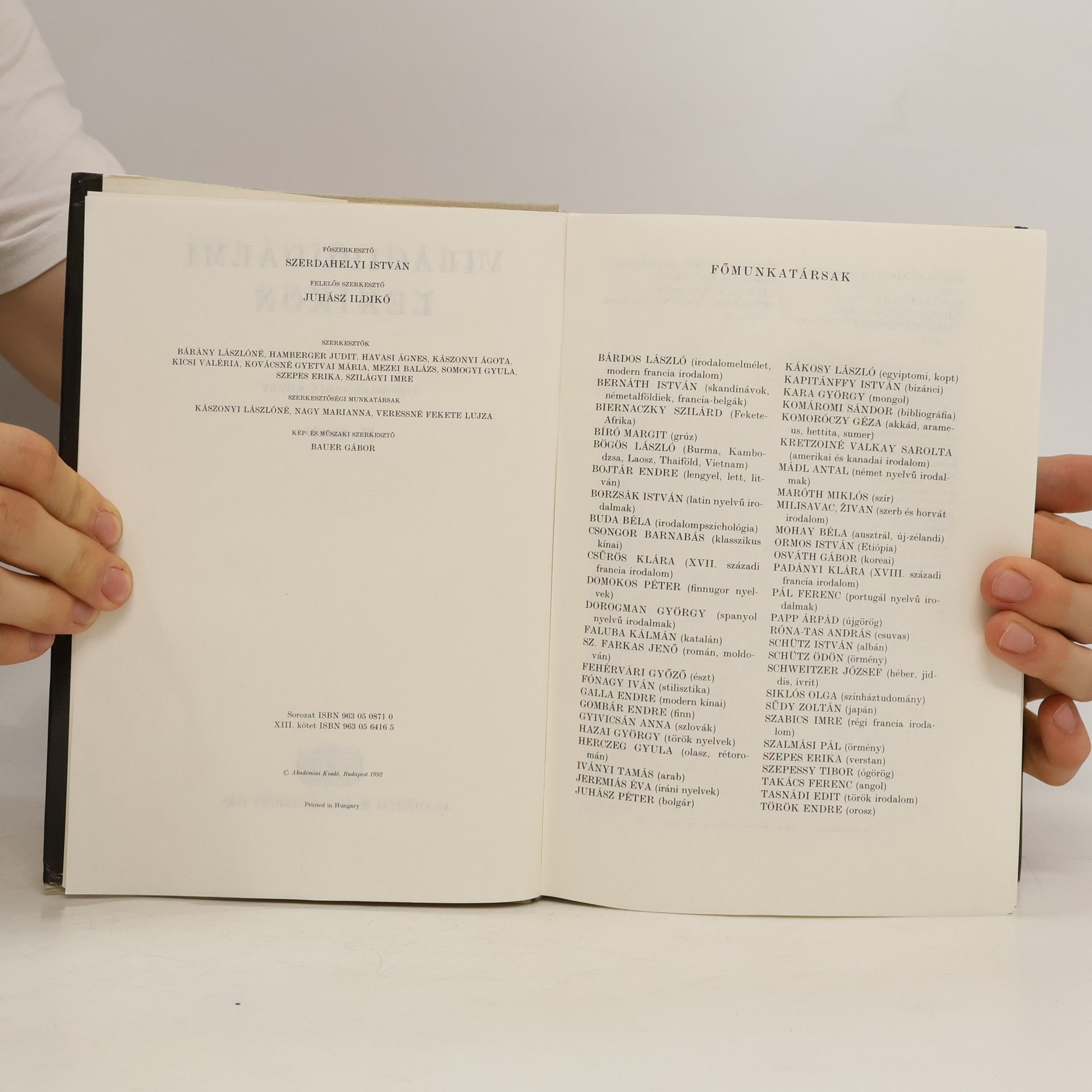 Szerdahelyi István Világ Irodalmi Lexikon 13