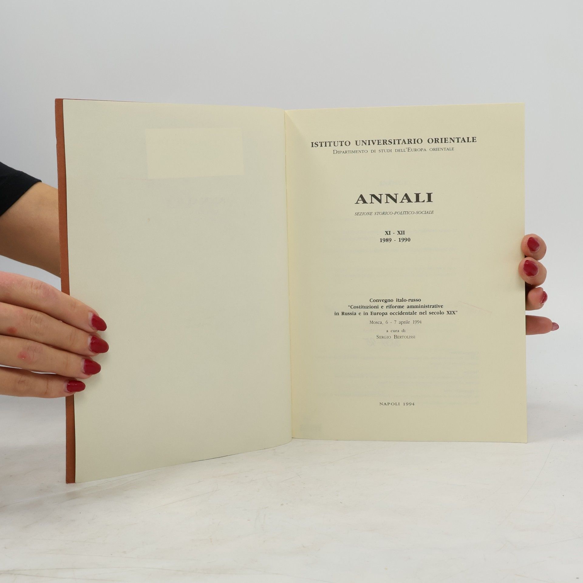 Autorenkollektiv Annali XI.-XII.