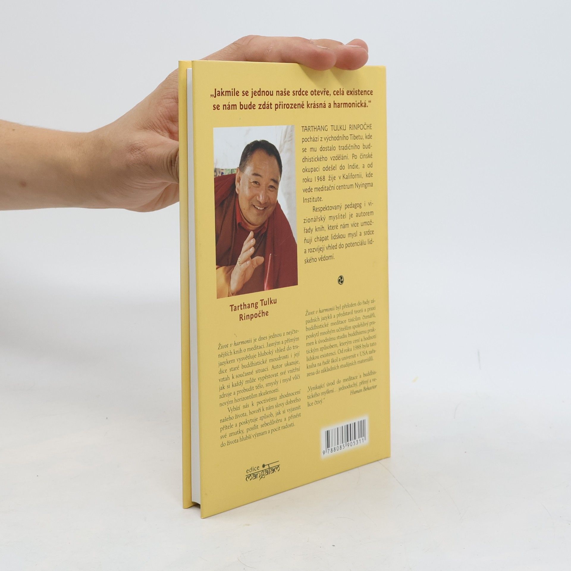 Tarthang Tulku Život v harmonii