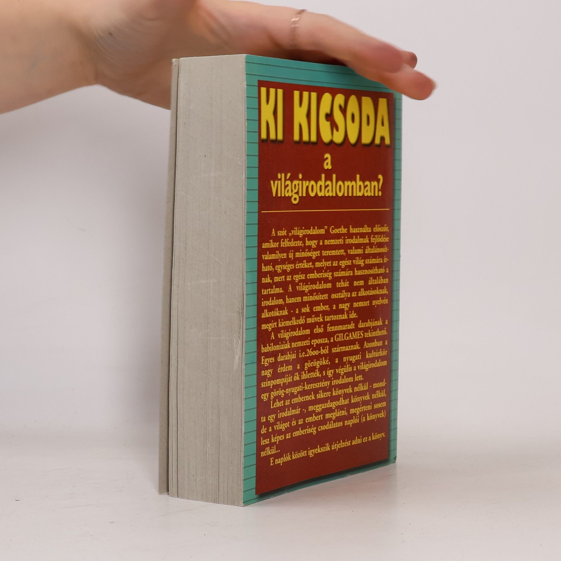Gerencsér Ferenc Ki kicsoda a világirodalomban?