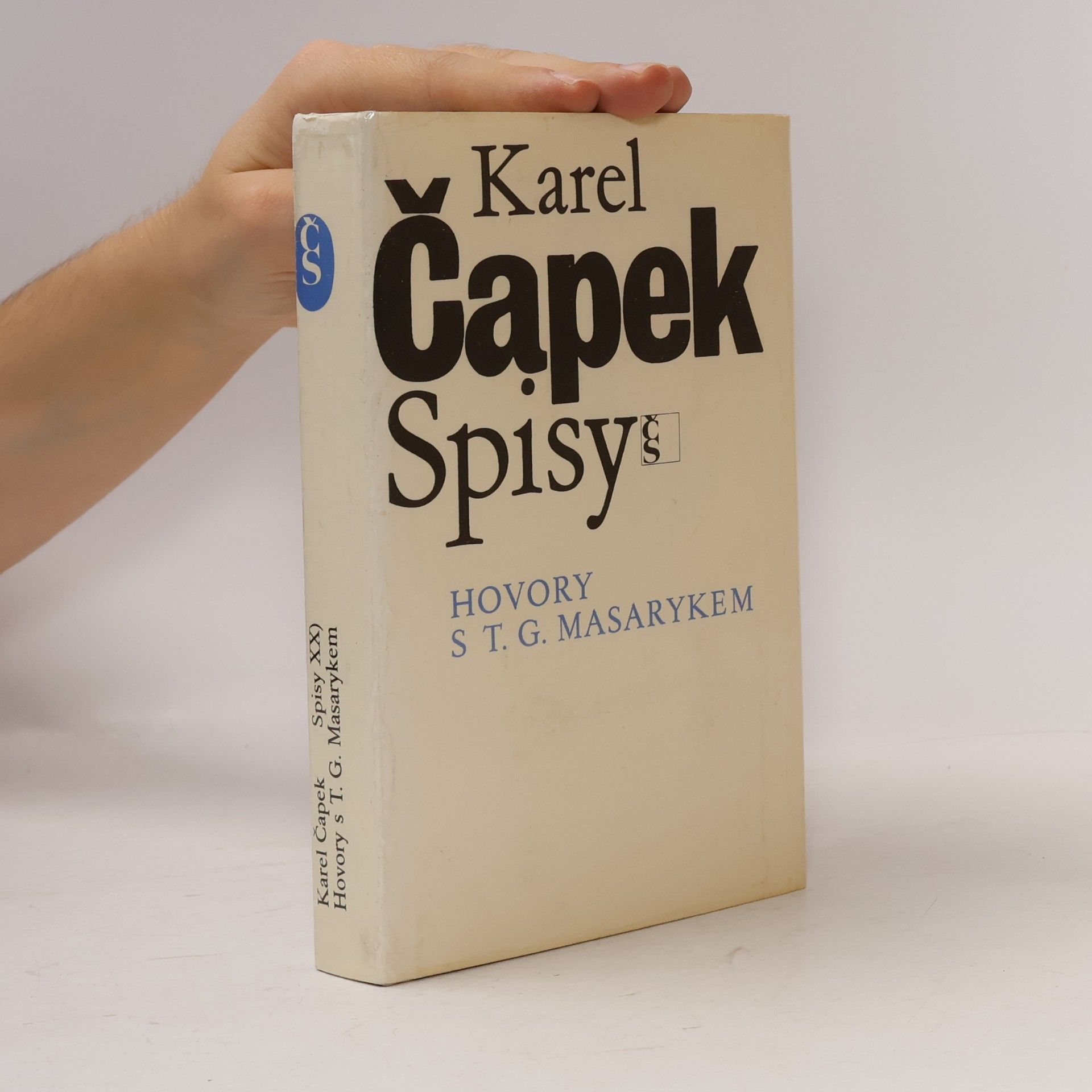 Karel Čapek Hovory s T. G. Masarykem