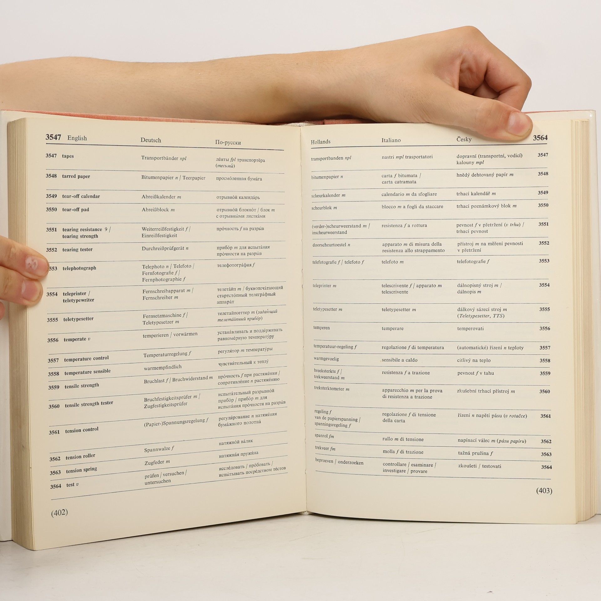 Antonín Rambousek Polygrafický slovník. Dictionary of printing terms