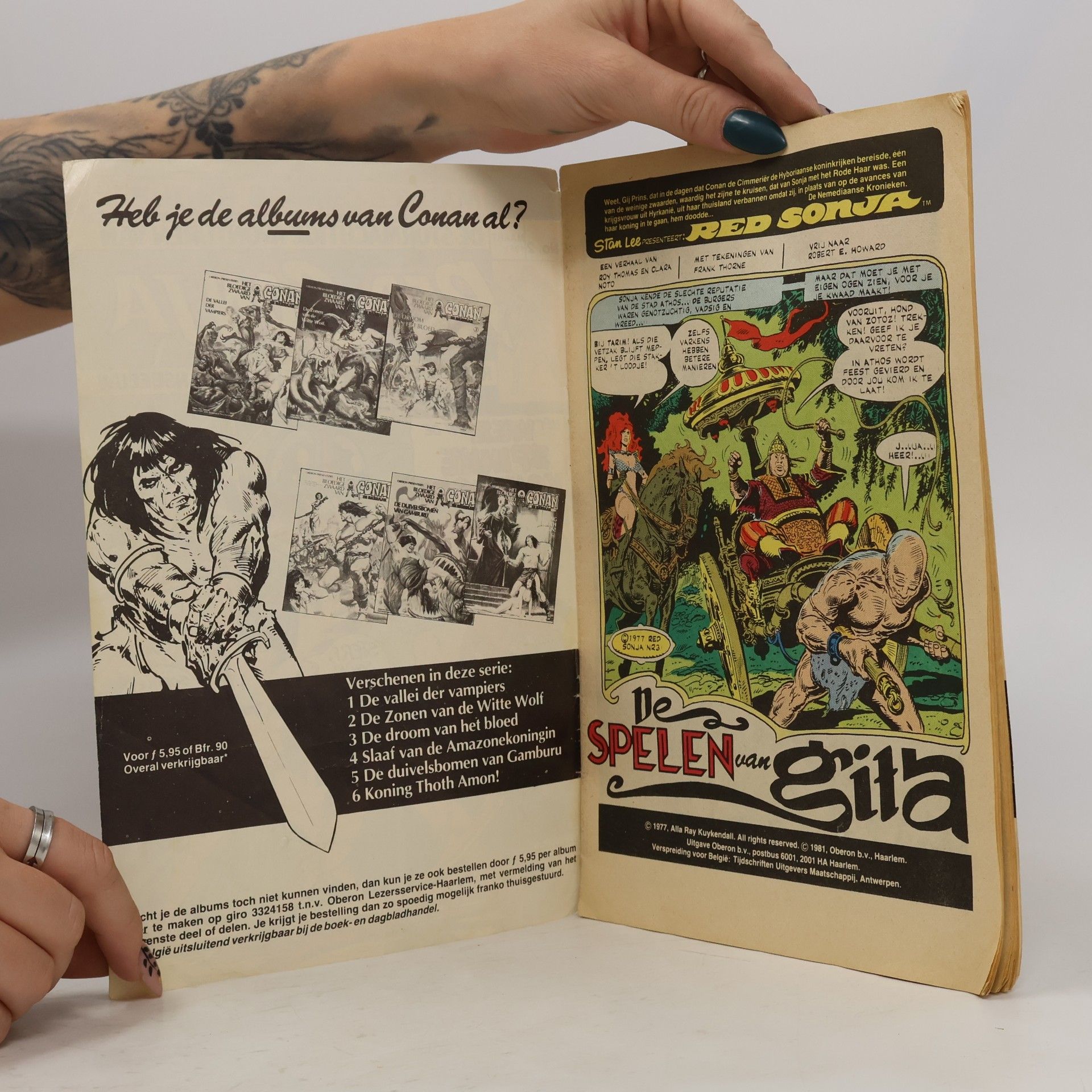 Roy Thomas De Stormachtige Avonturen van Red Sonja 2/1981